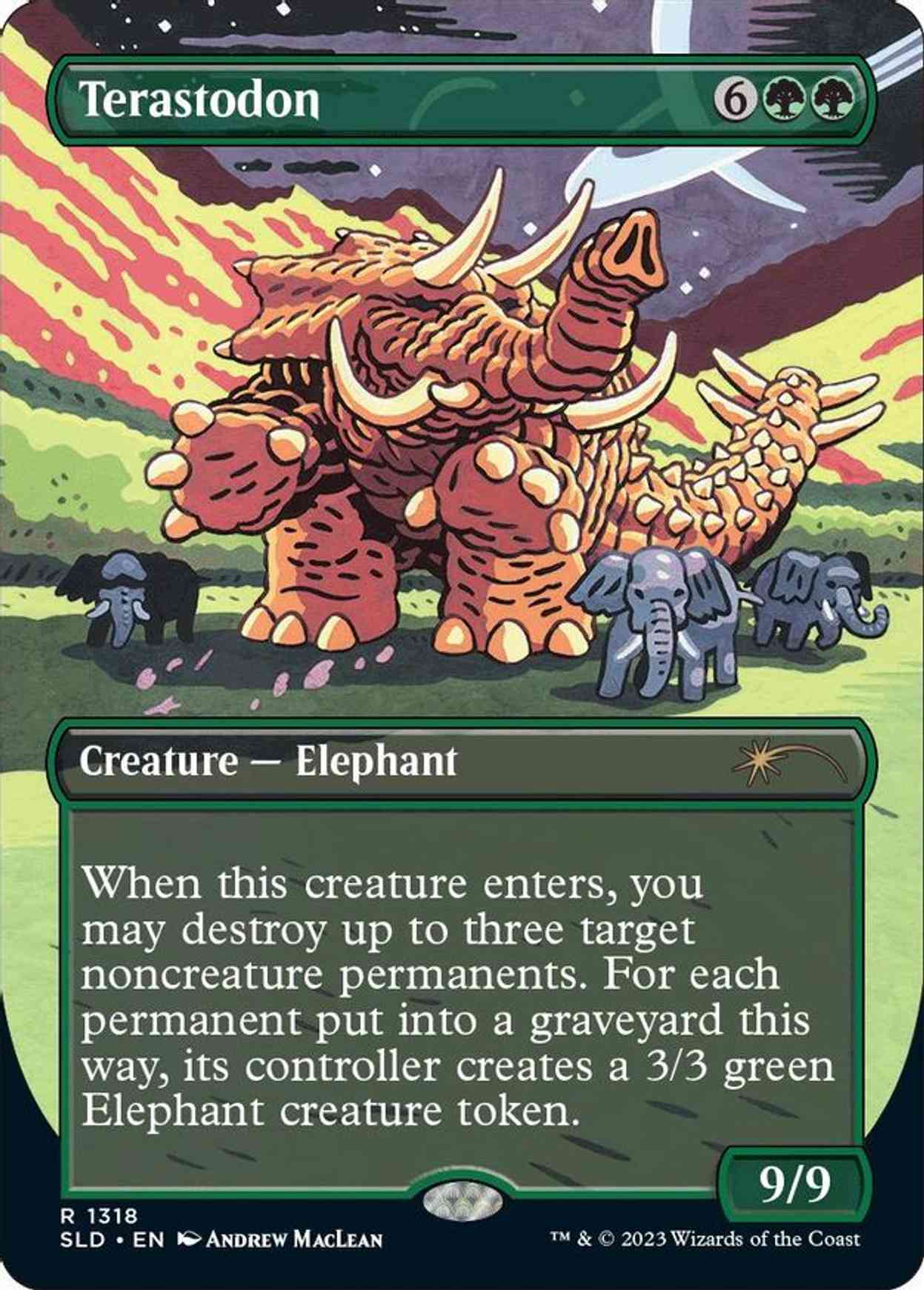 Terastodon magic card front