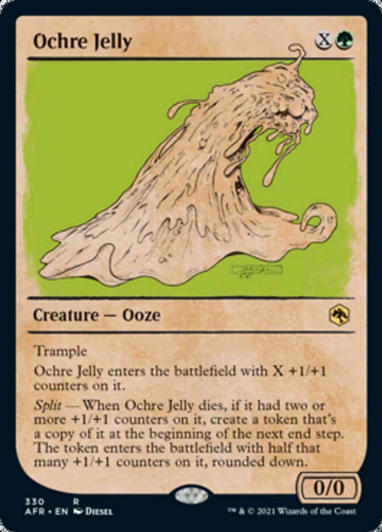Ochre Jelly (Showcase) magic card front
