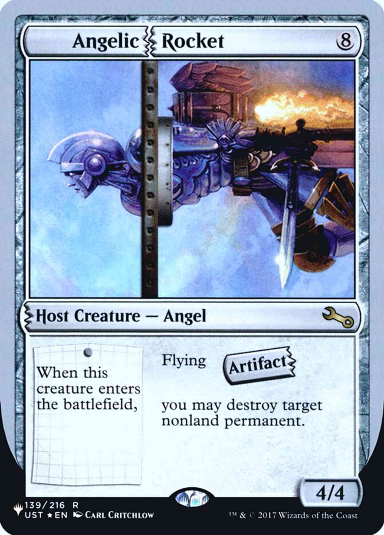 Angelic Rocket magic card front