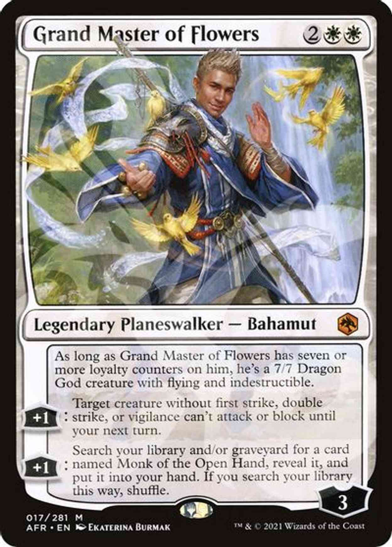 Grand Master of Flowers magic card front