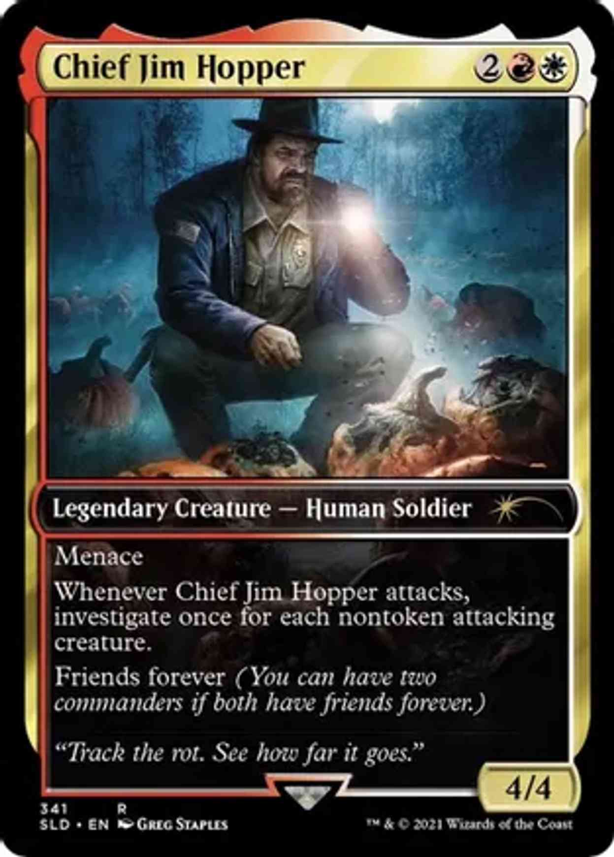 Chief Jim Hopper magic card front