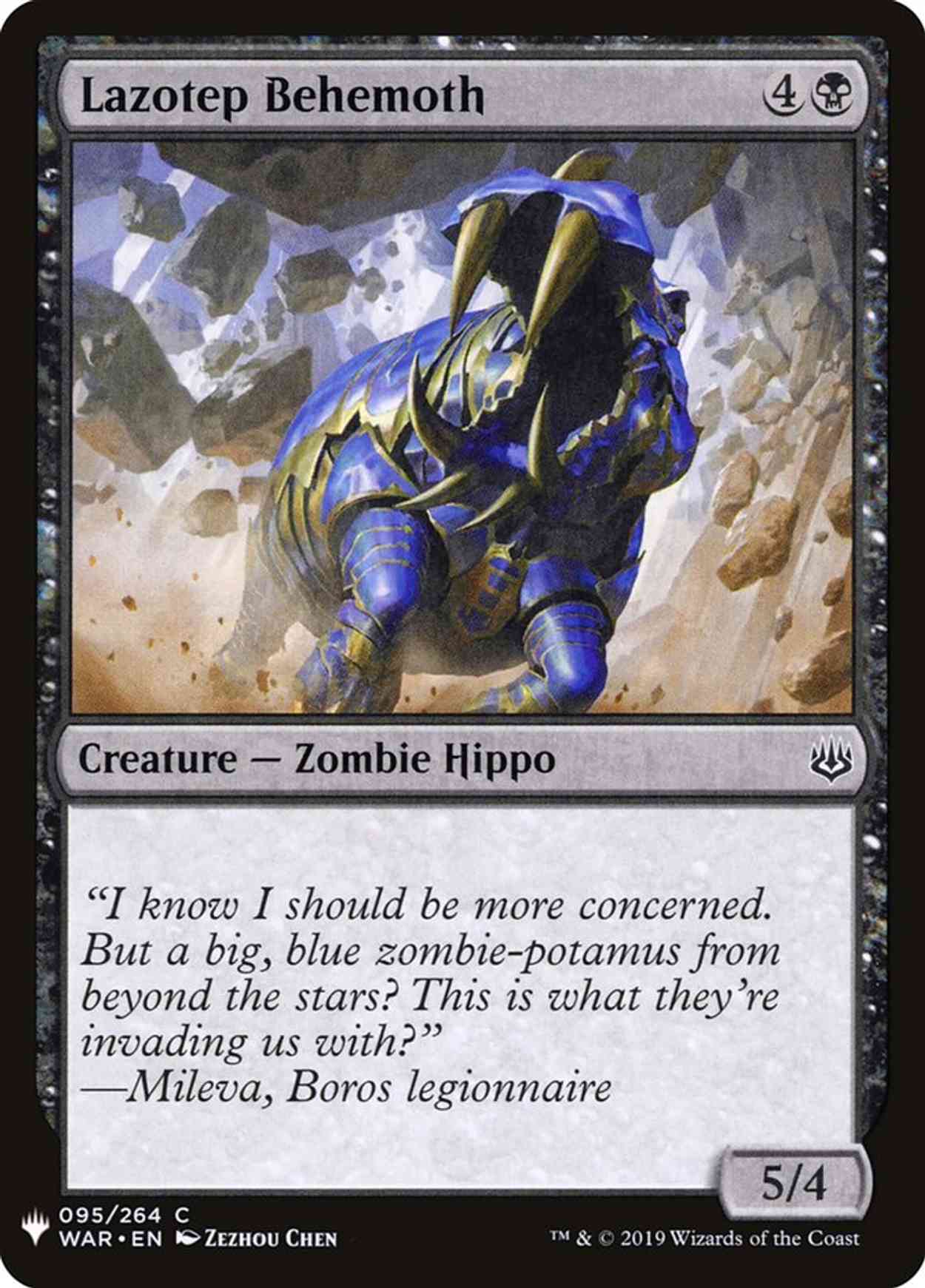 Lazotep Behemoth magic card front
