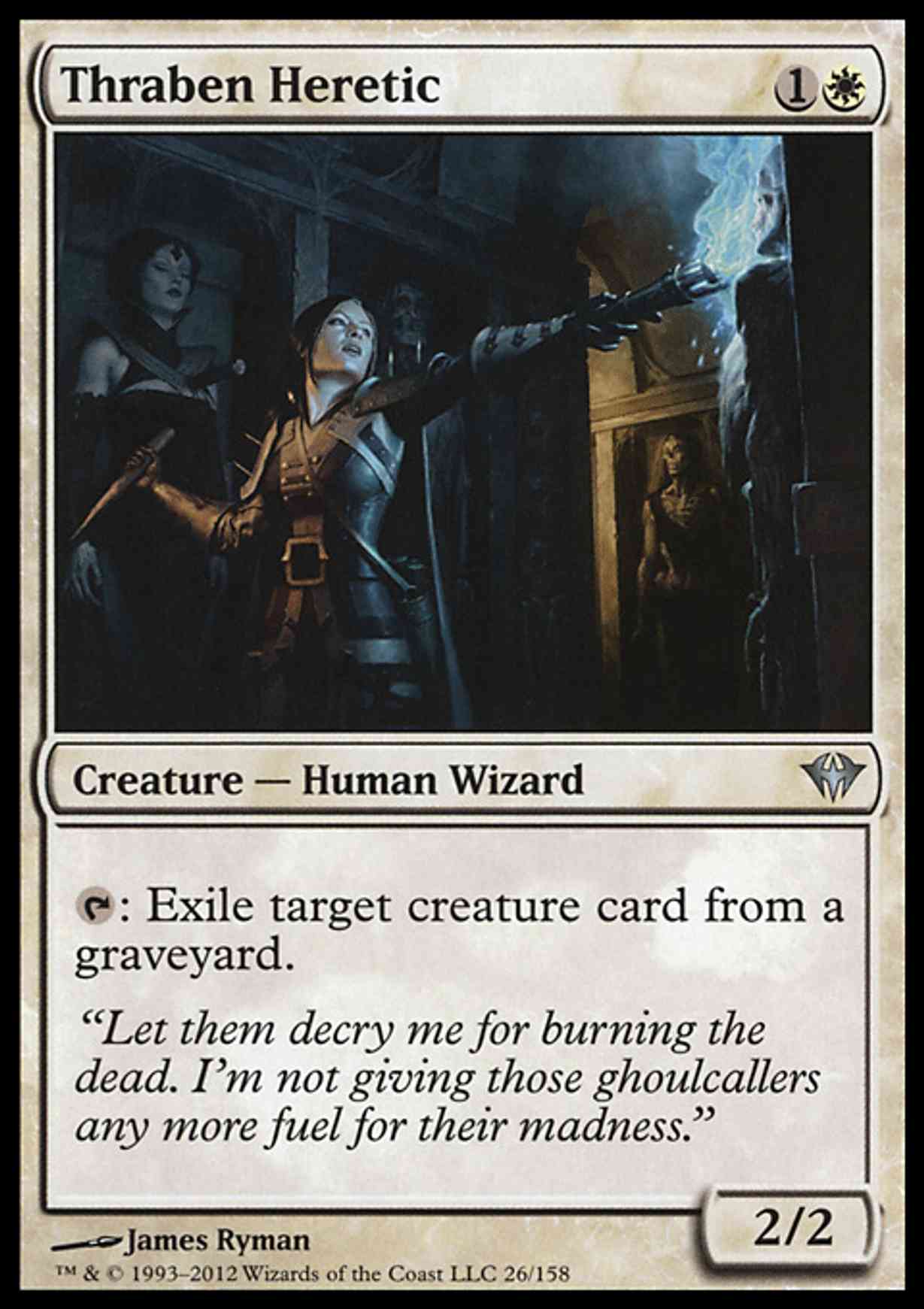 Thraben Heretic magic card front