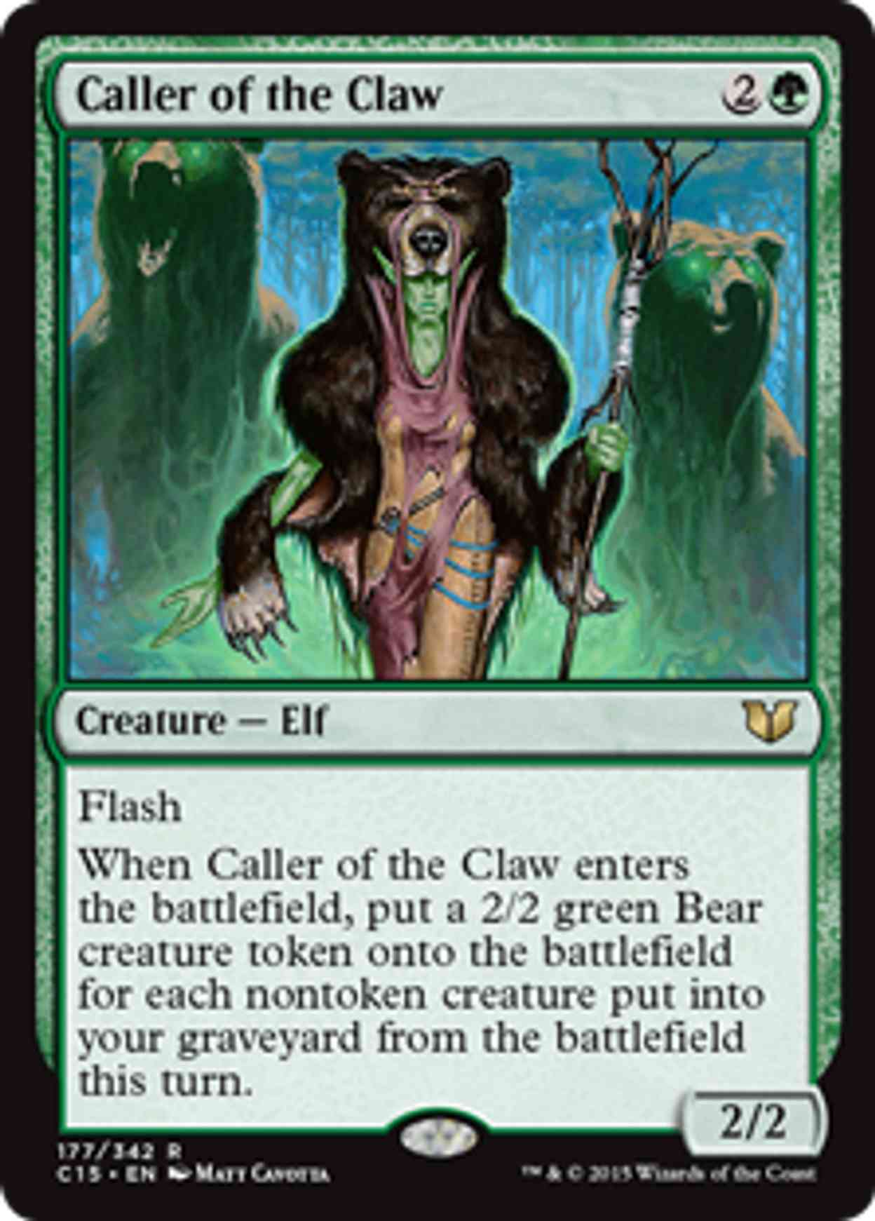 Caller of the Claw magic card front