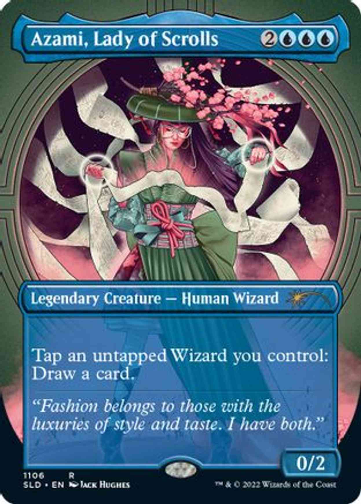 Azami, Lady of Scrolls magic card front