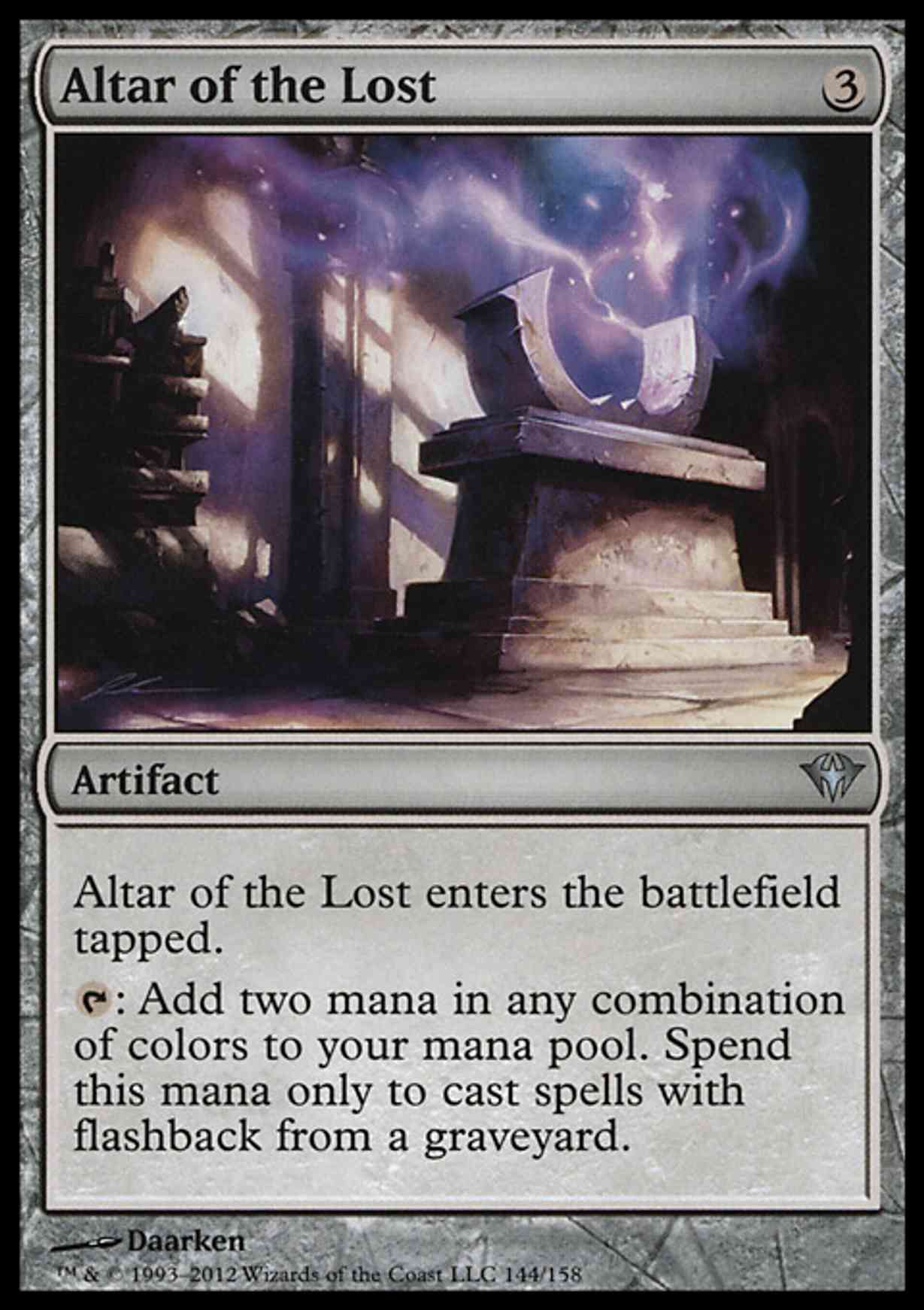 Altar of the Lost magic card front