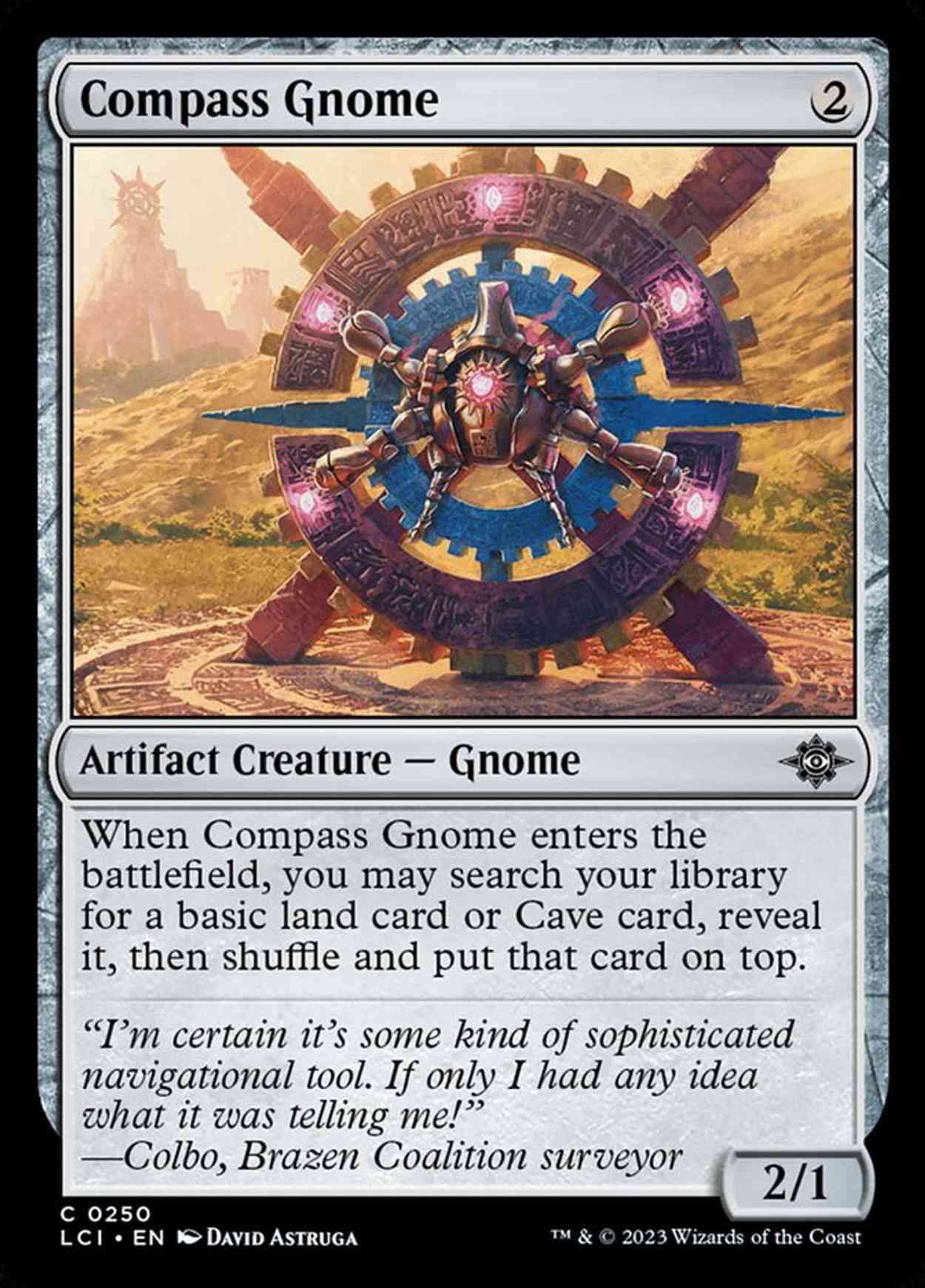 Compass Gnome magic card front