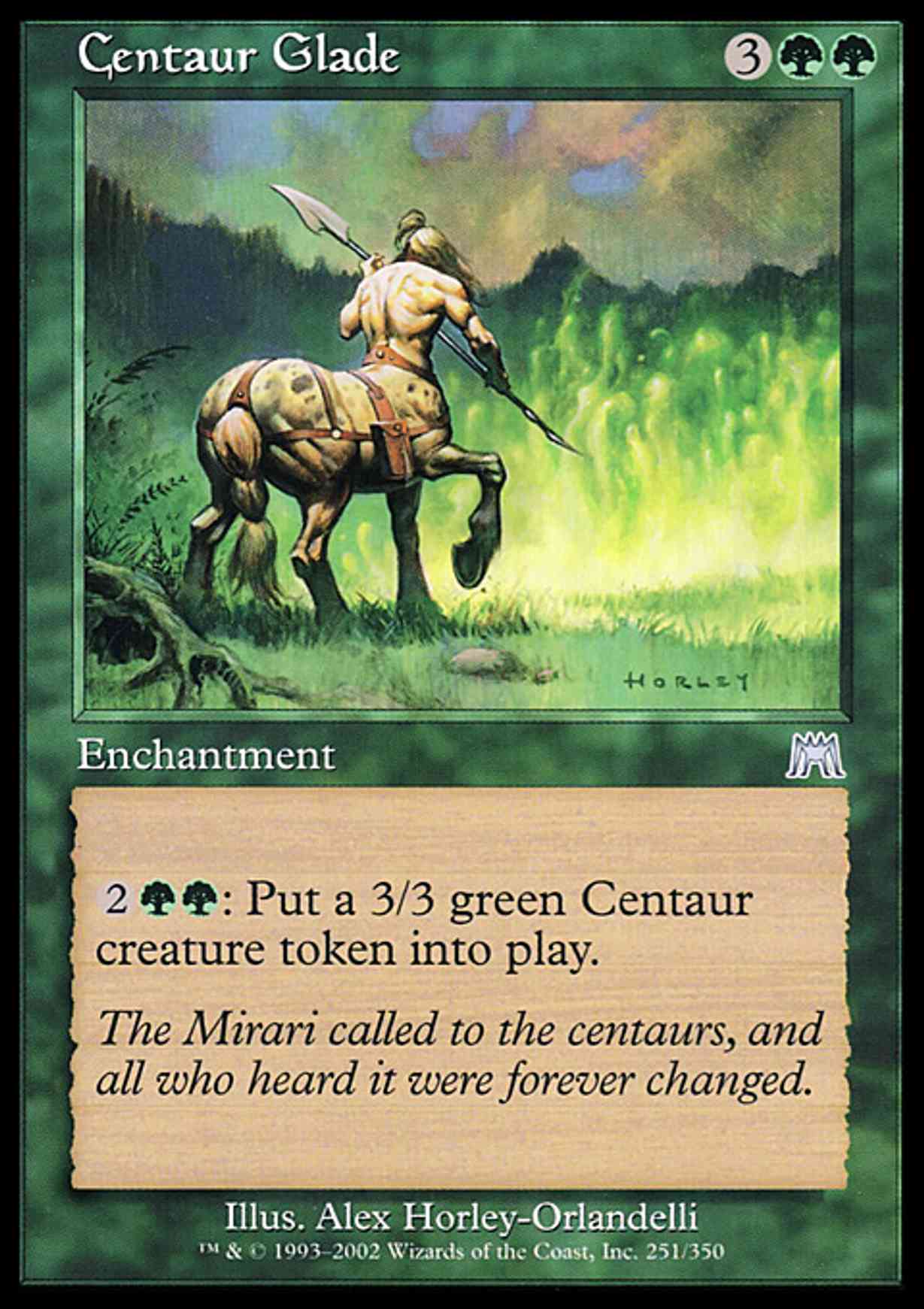 Centaur Glade magic card front