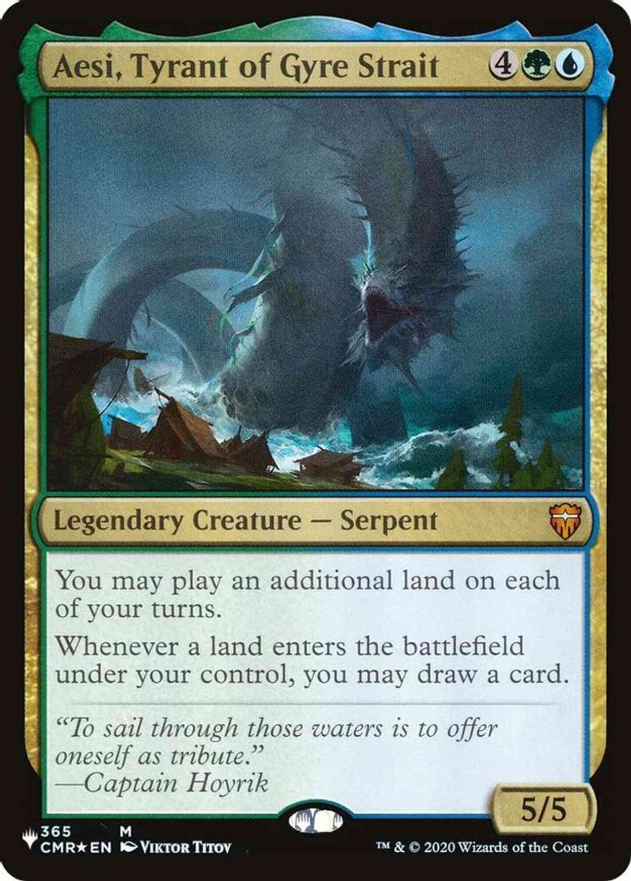 Aesi, Tyrant of Gyre Strait magic card front