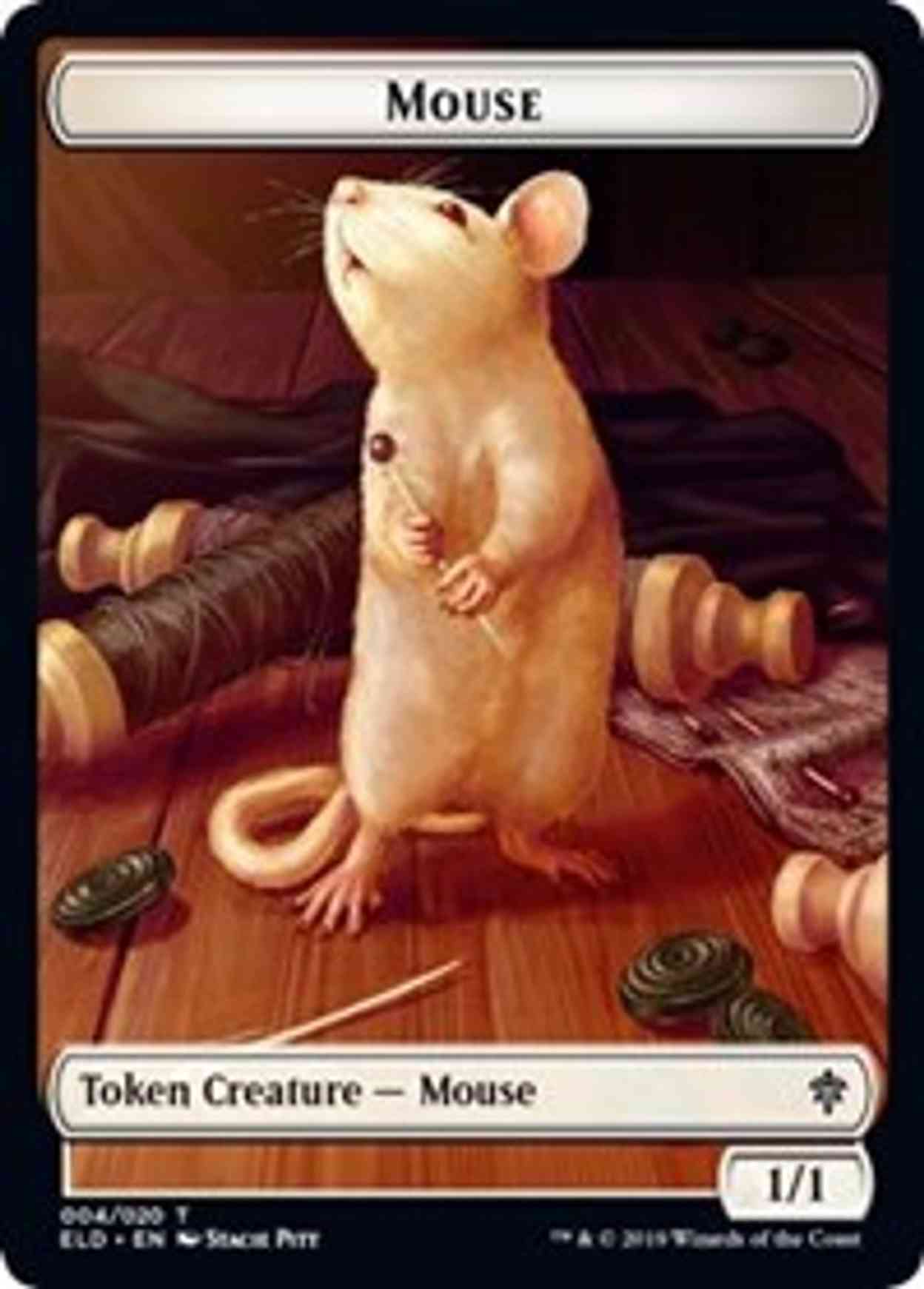 Mouse // Food (17) Double-sided Token magic card front