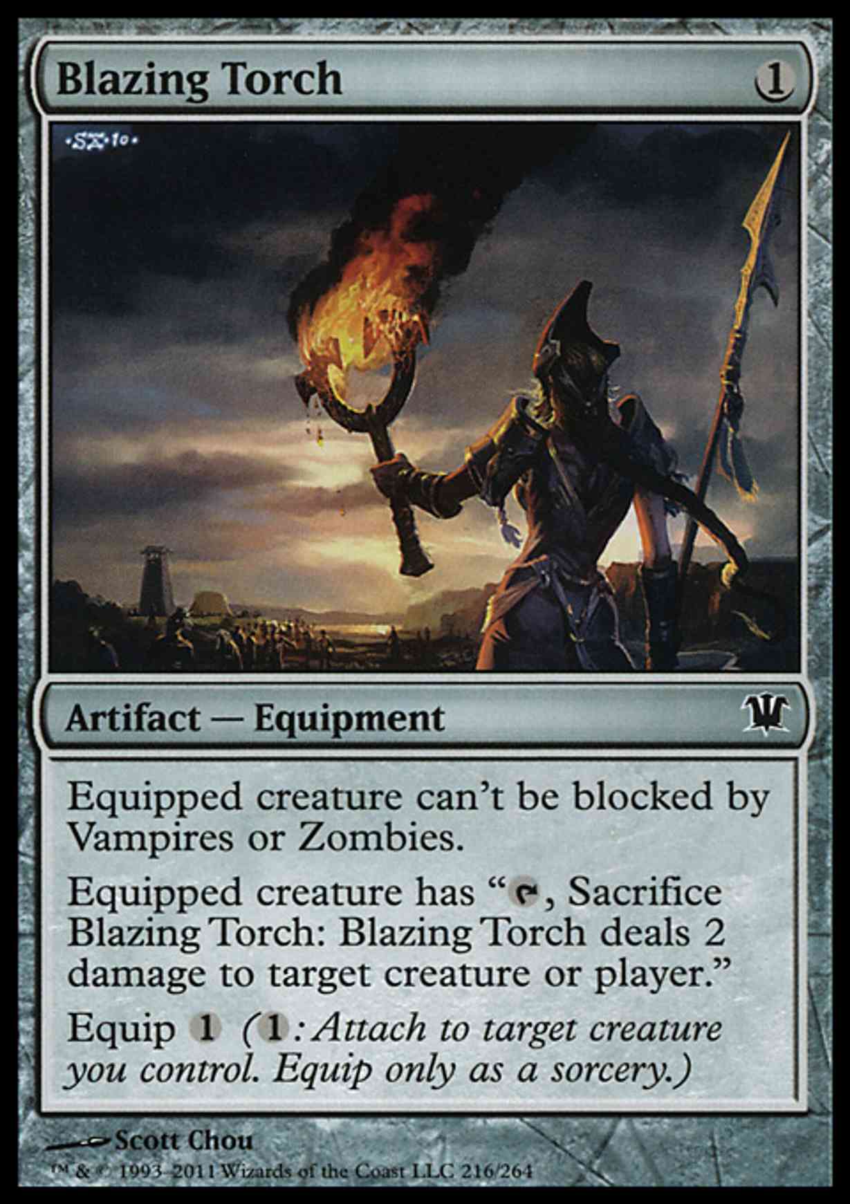 Blazing Torch magic card front