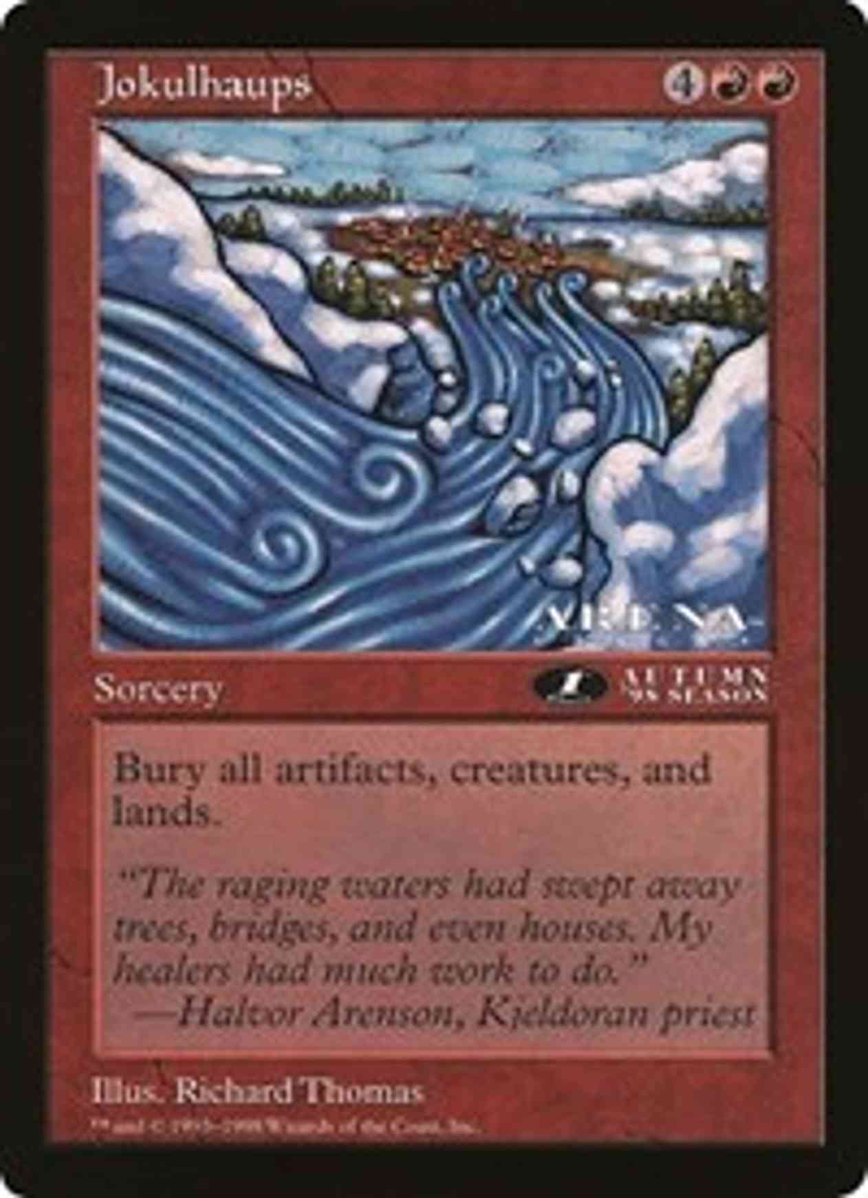 Jokulhaups (Oversized) magic card front