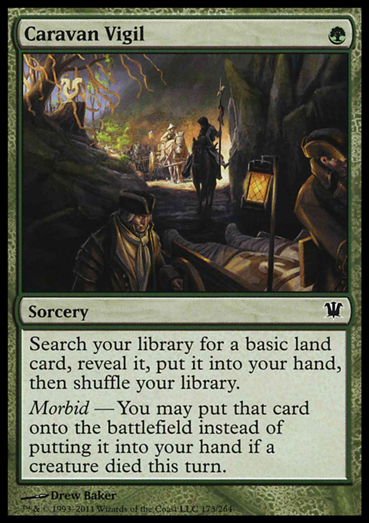 Caravan Vigil magic card front