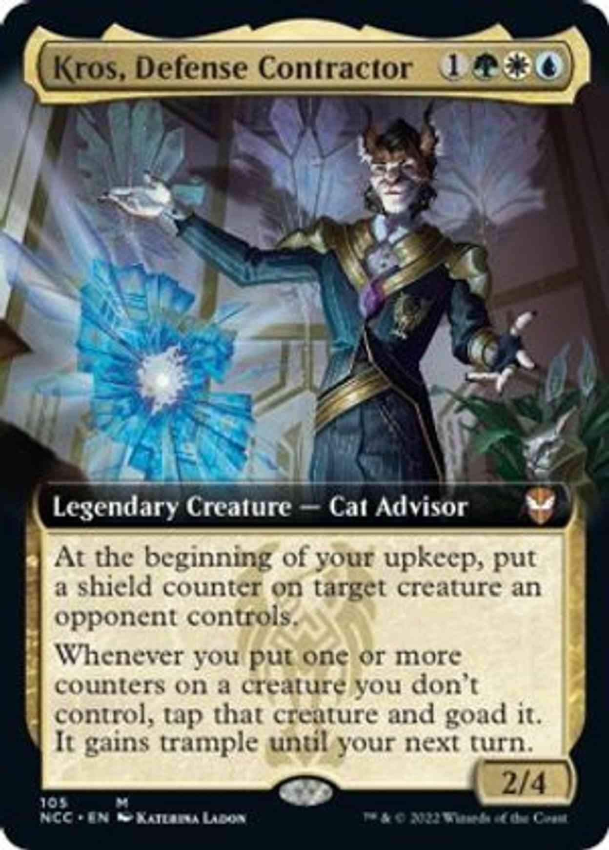 Kros, Defense Contractor (Extended Art) magic card front