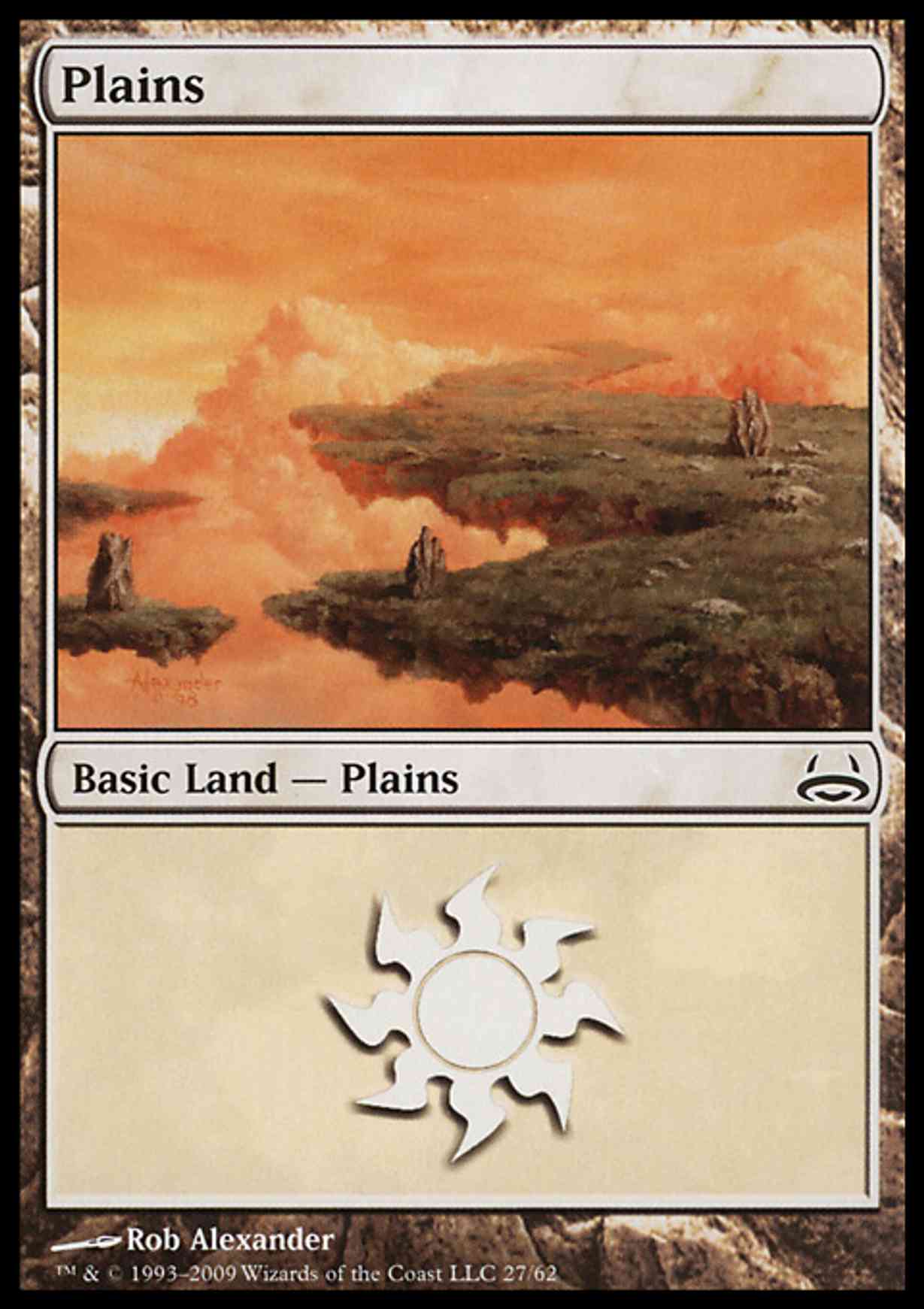 Plains (27) magic card front
