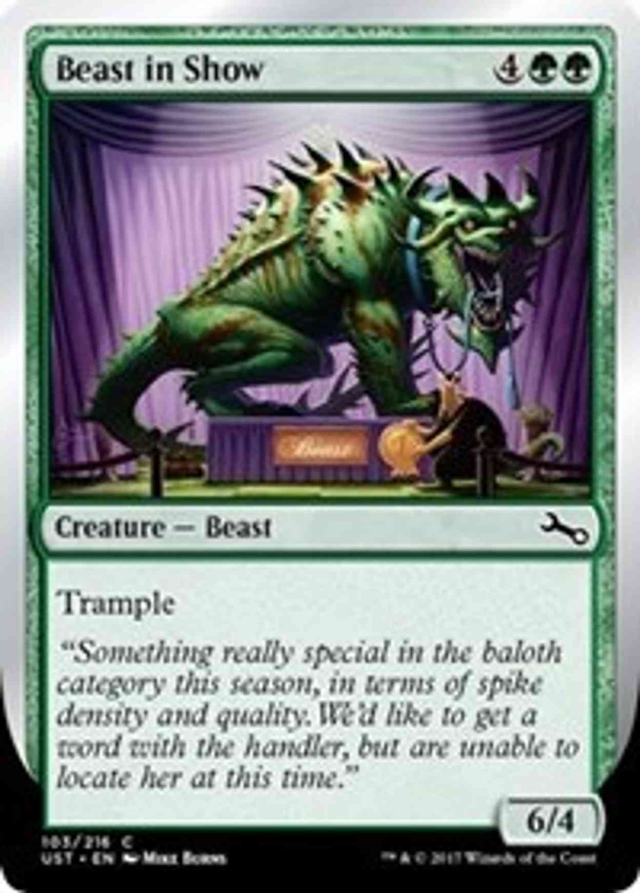 Beast in Show (C) magic card front