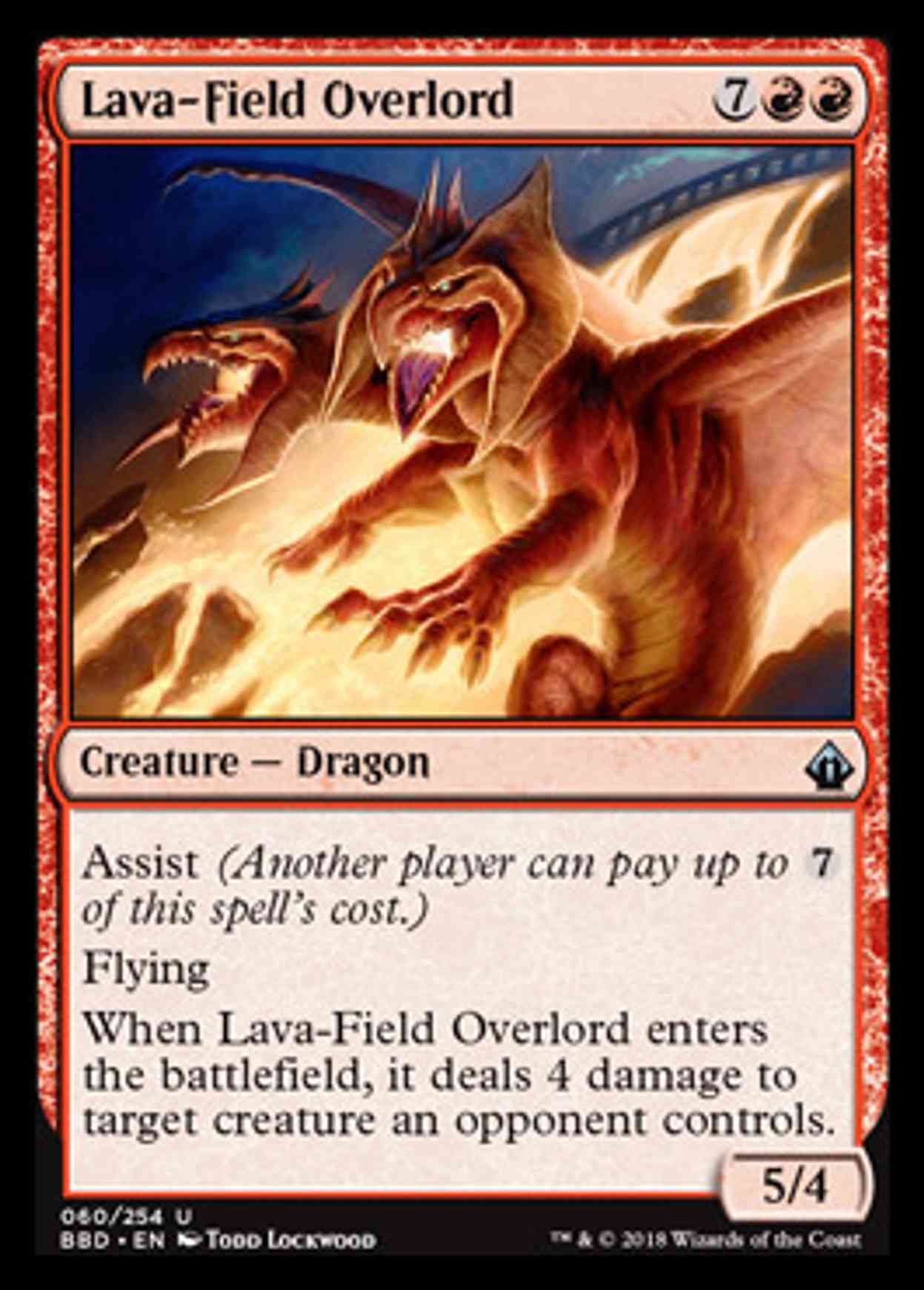 Lava-Field Overlord magic card front