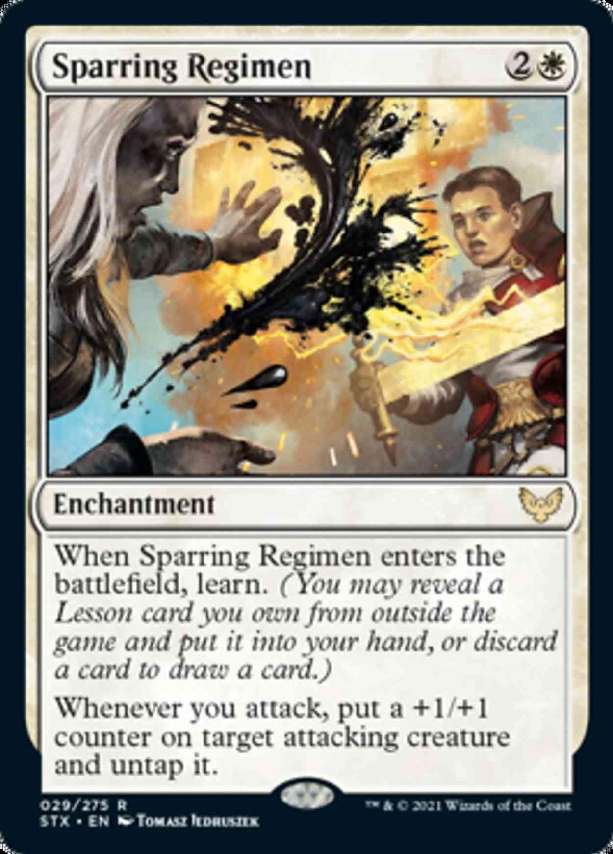 Sparring Regimen magic card front