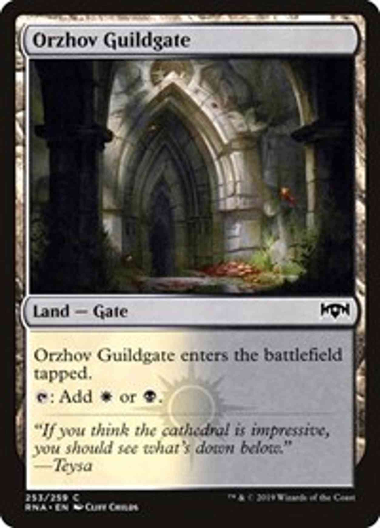 Orzhov Guildgate (253) magic card front