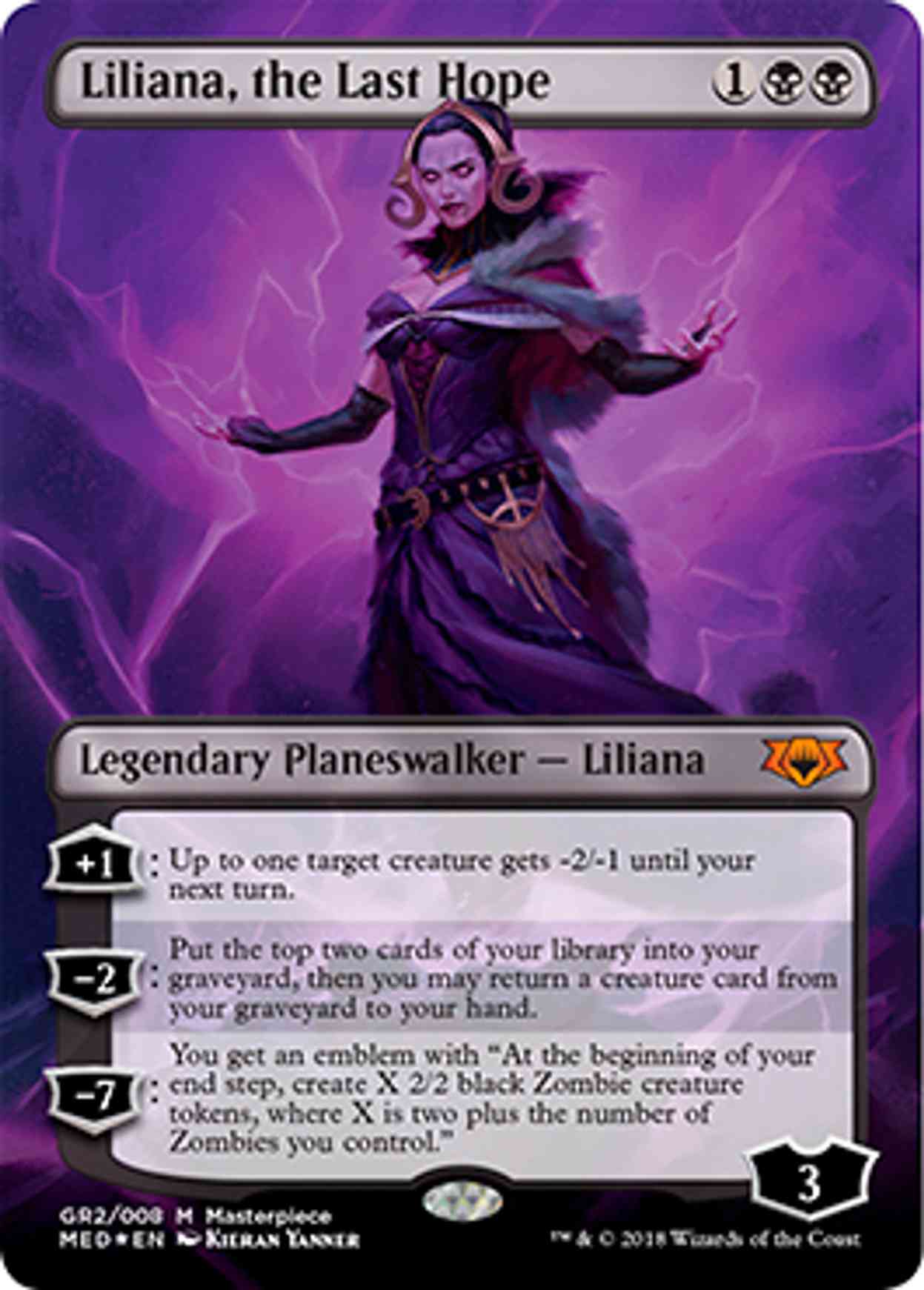 Liliana, the Last Hope magic card front