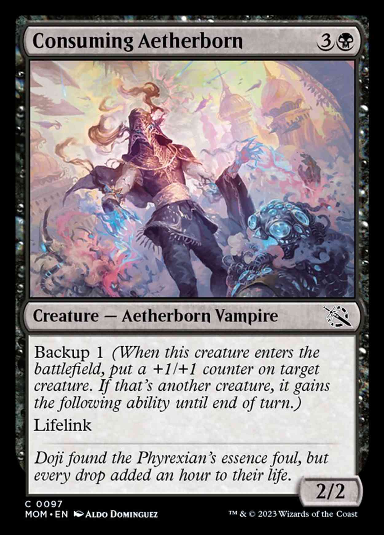 Consuming Aetherborn magic card front