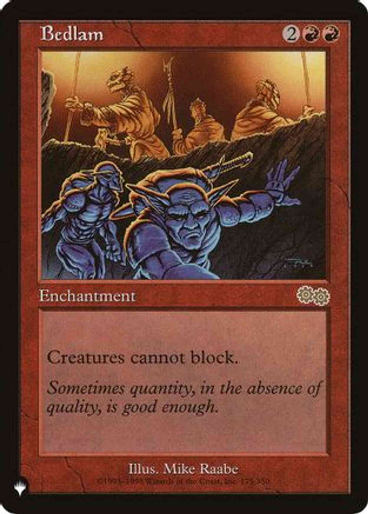Bedlam magic card front