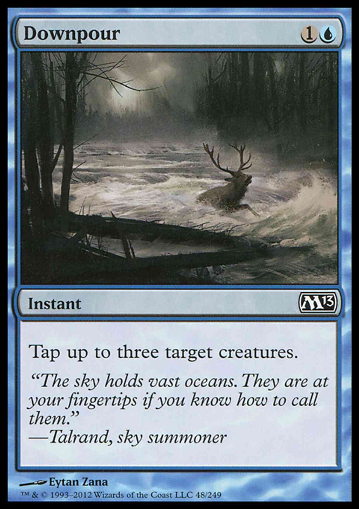 Downpour magic card front