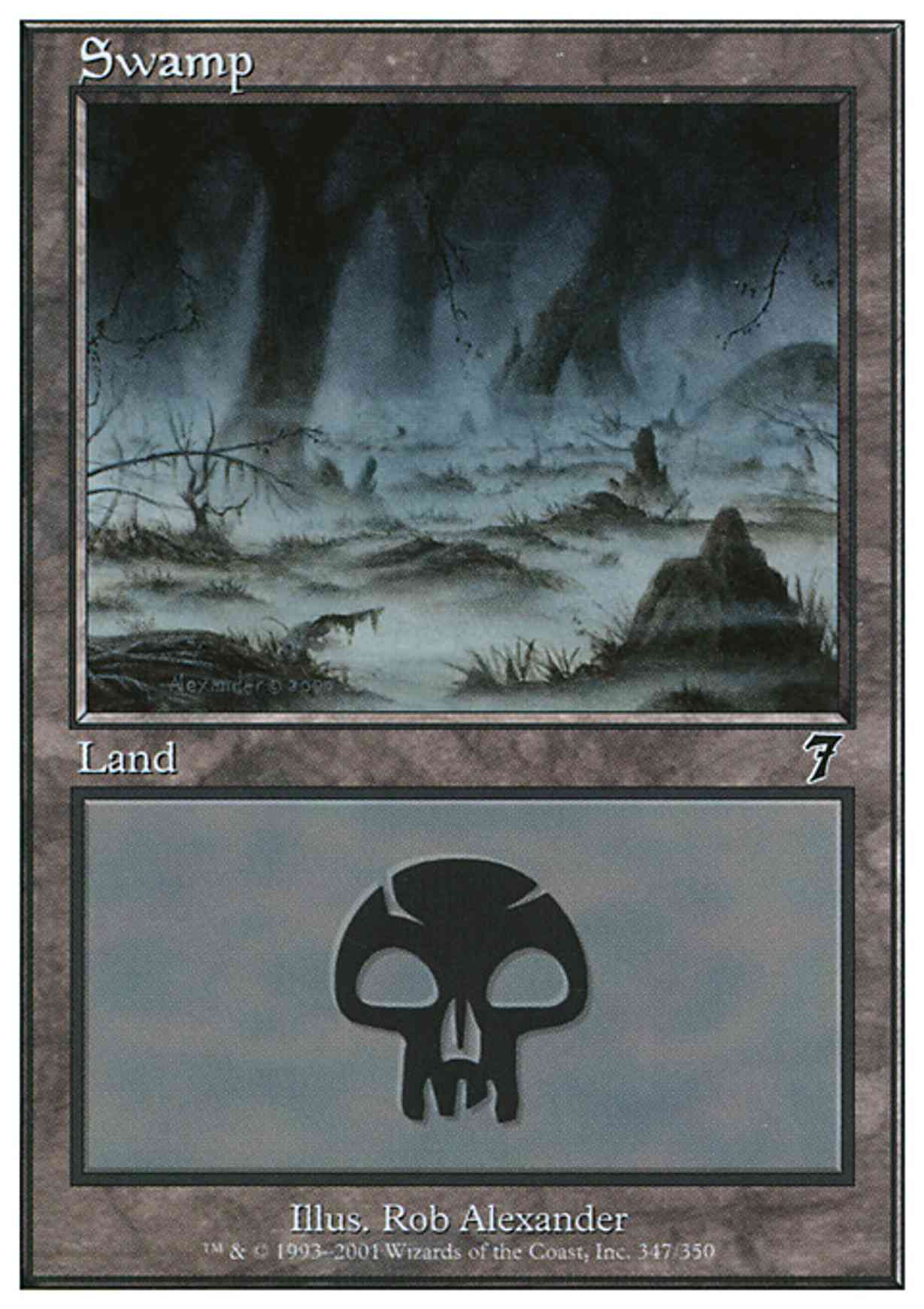 Swamp (347) magic card front