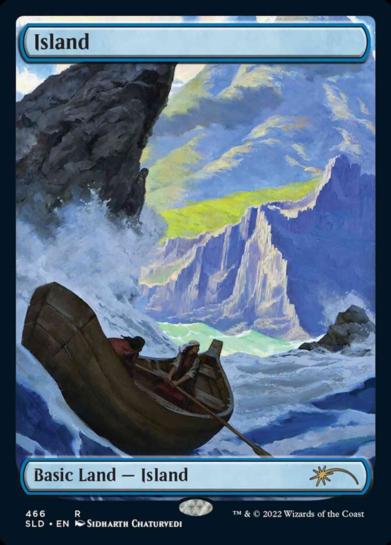 Island (466) magic card front