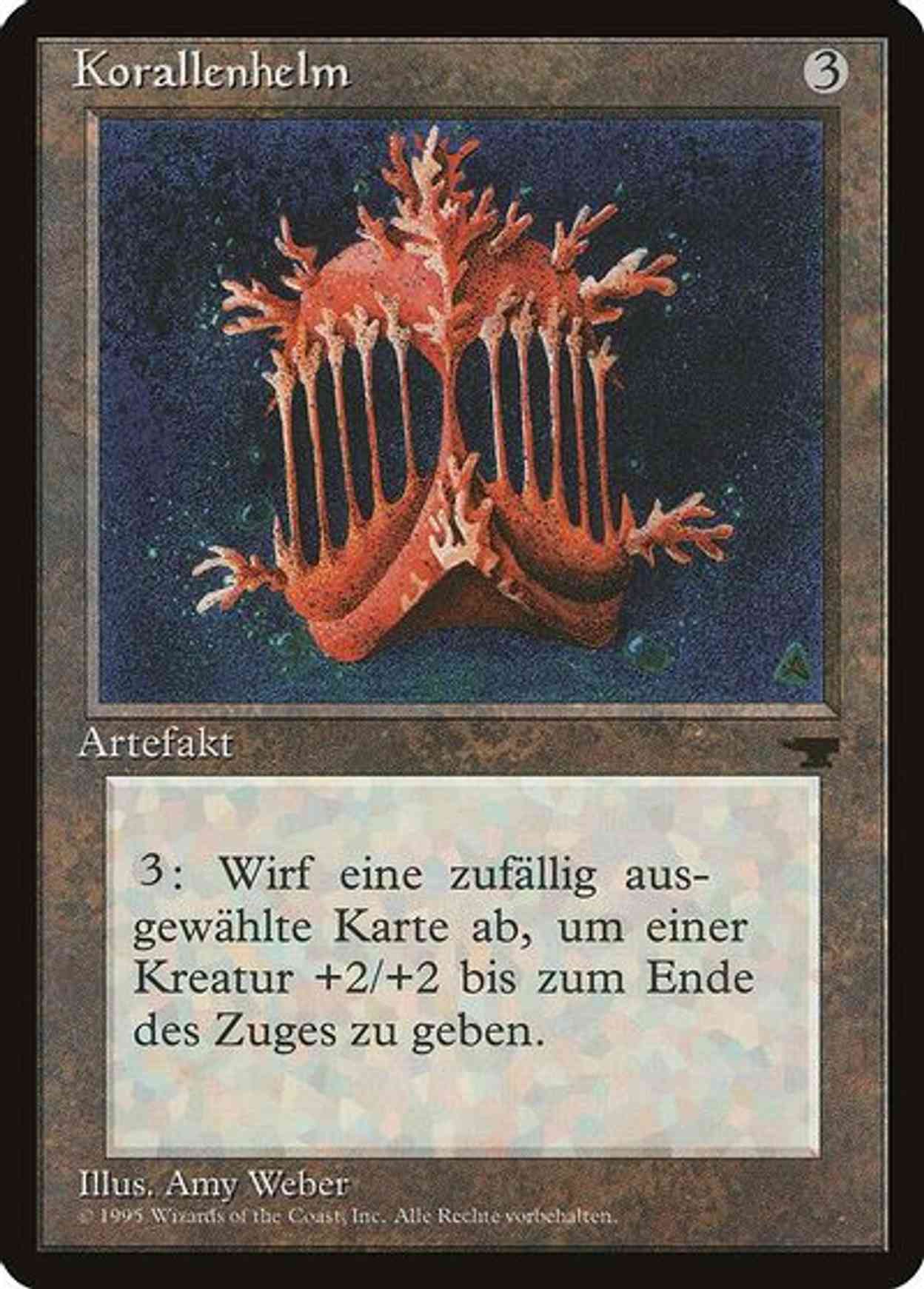 Coral Helm (German) -  magic card front