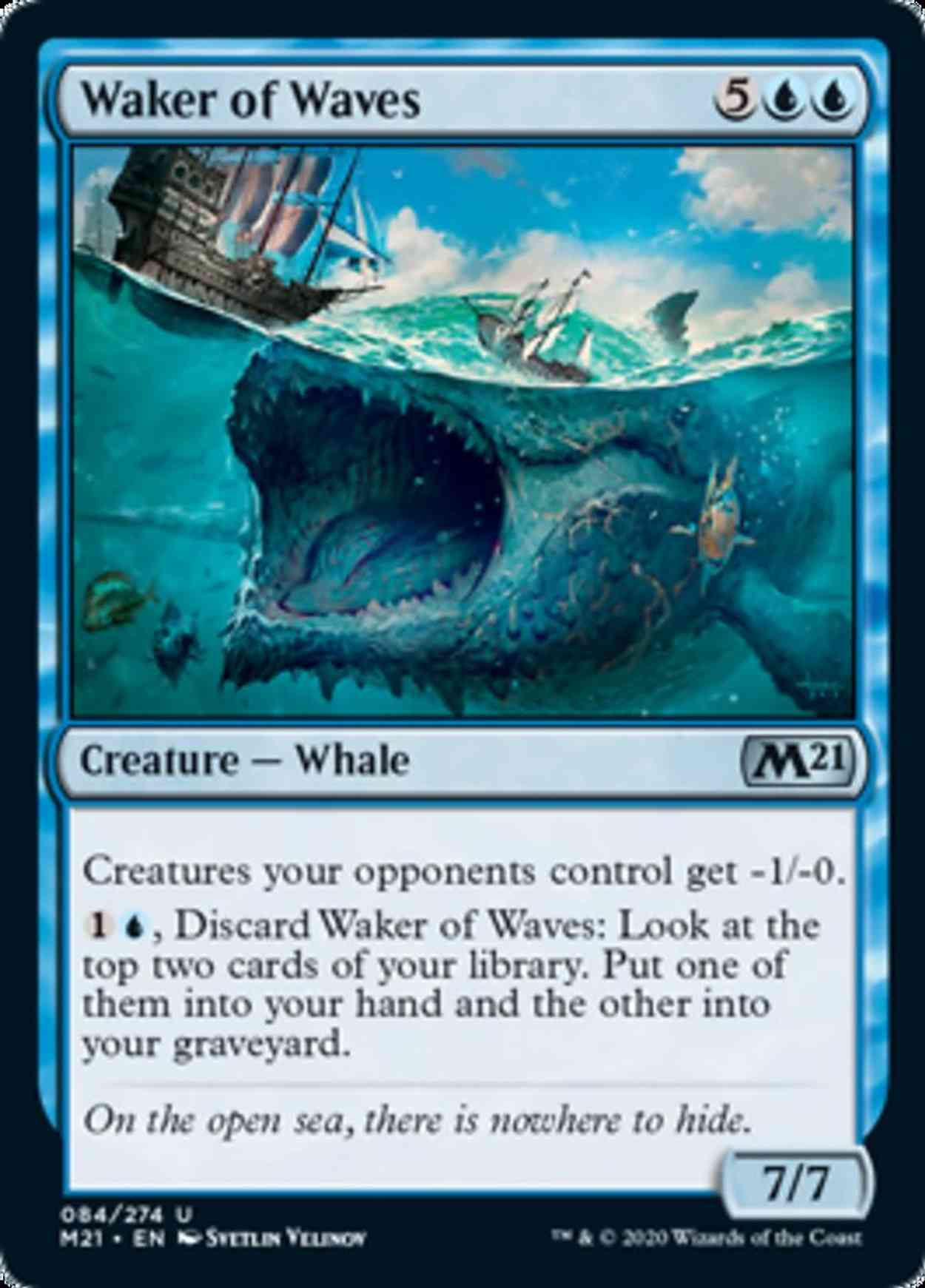 Waker of Waves magic card front