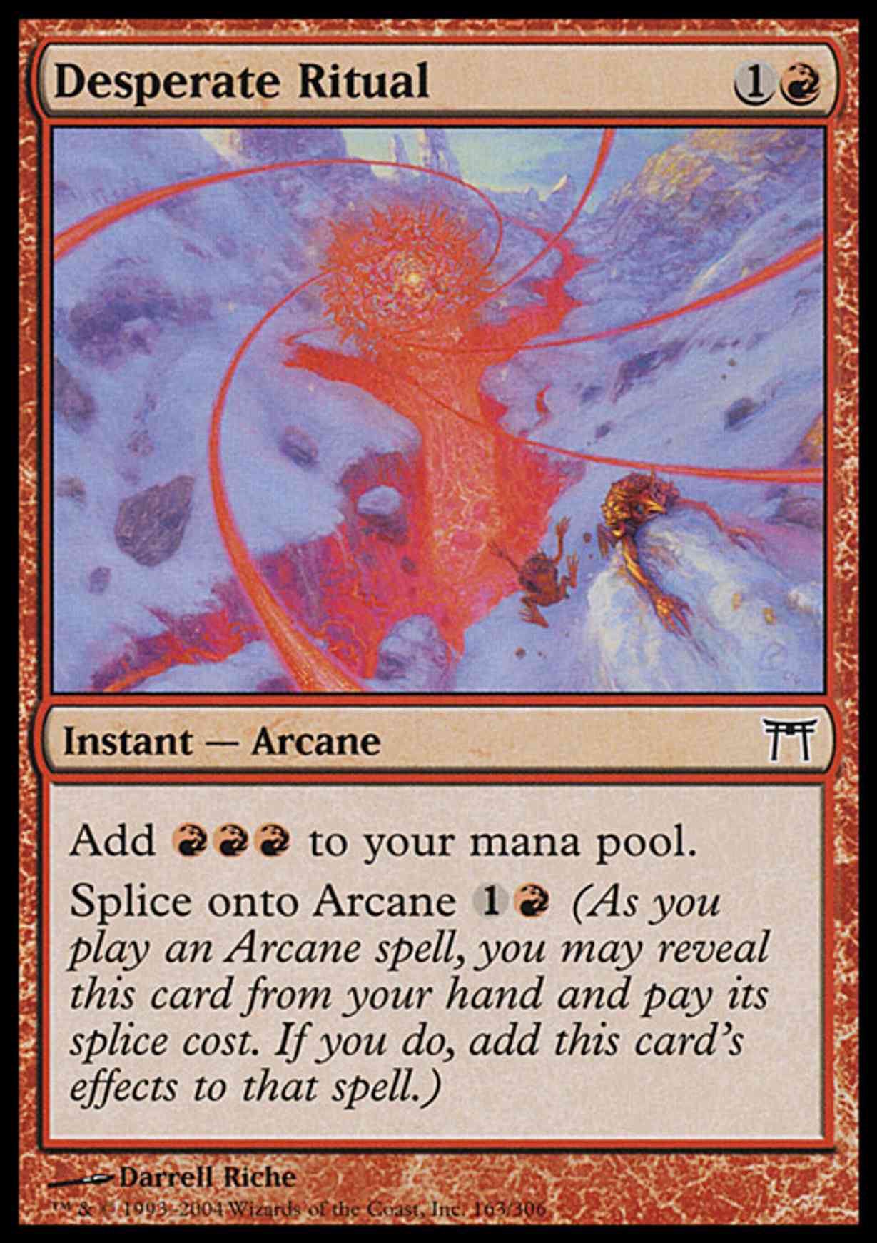Desperate Ritual magic card front