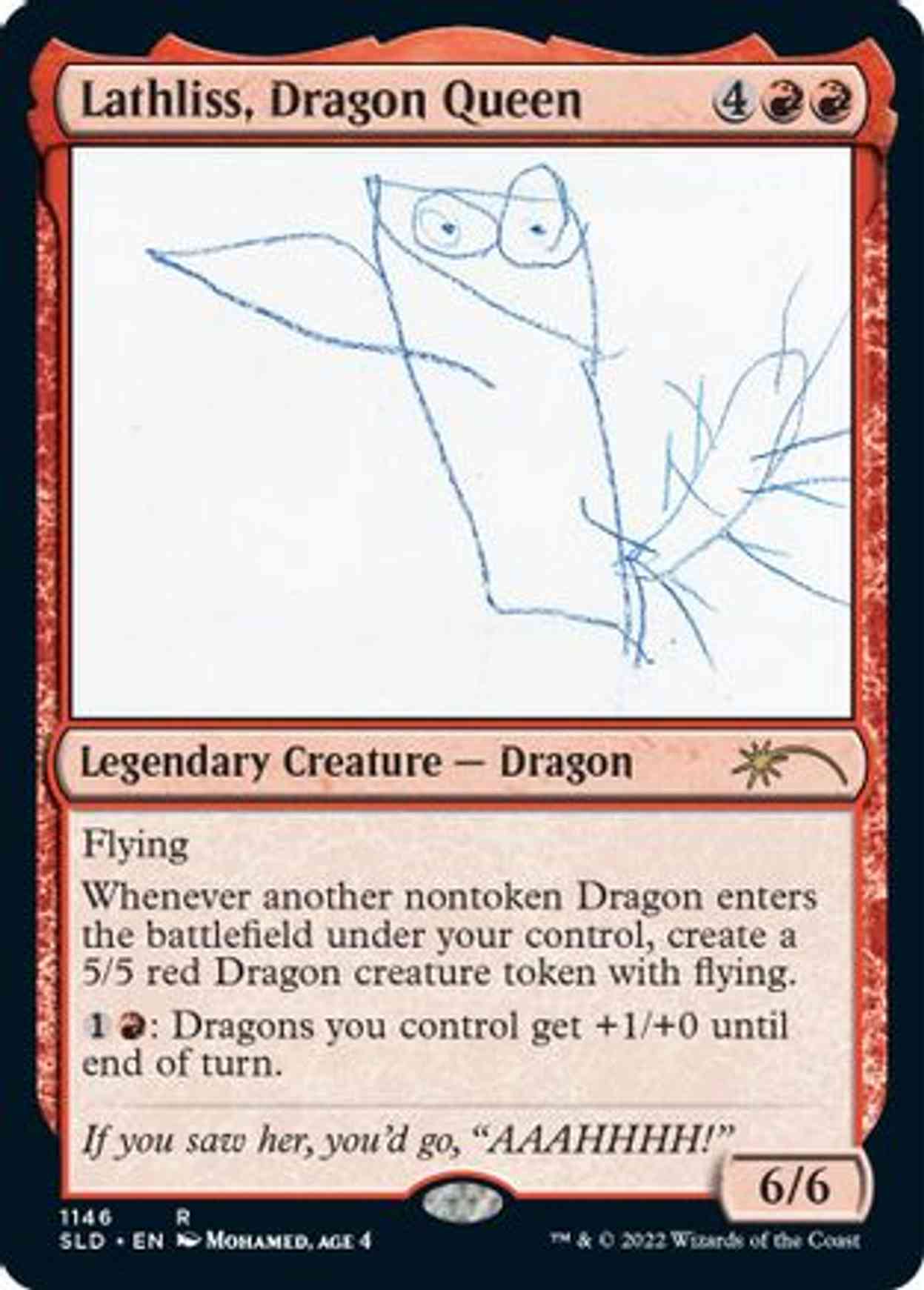 Lathliss, Dragon Queen (1146) magic card front