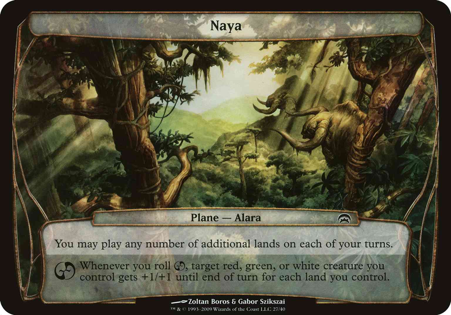 Naya (Planechase) magic card front