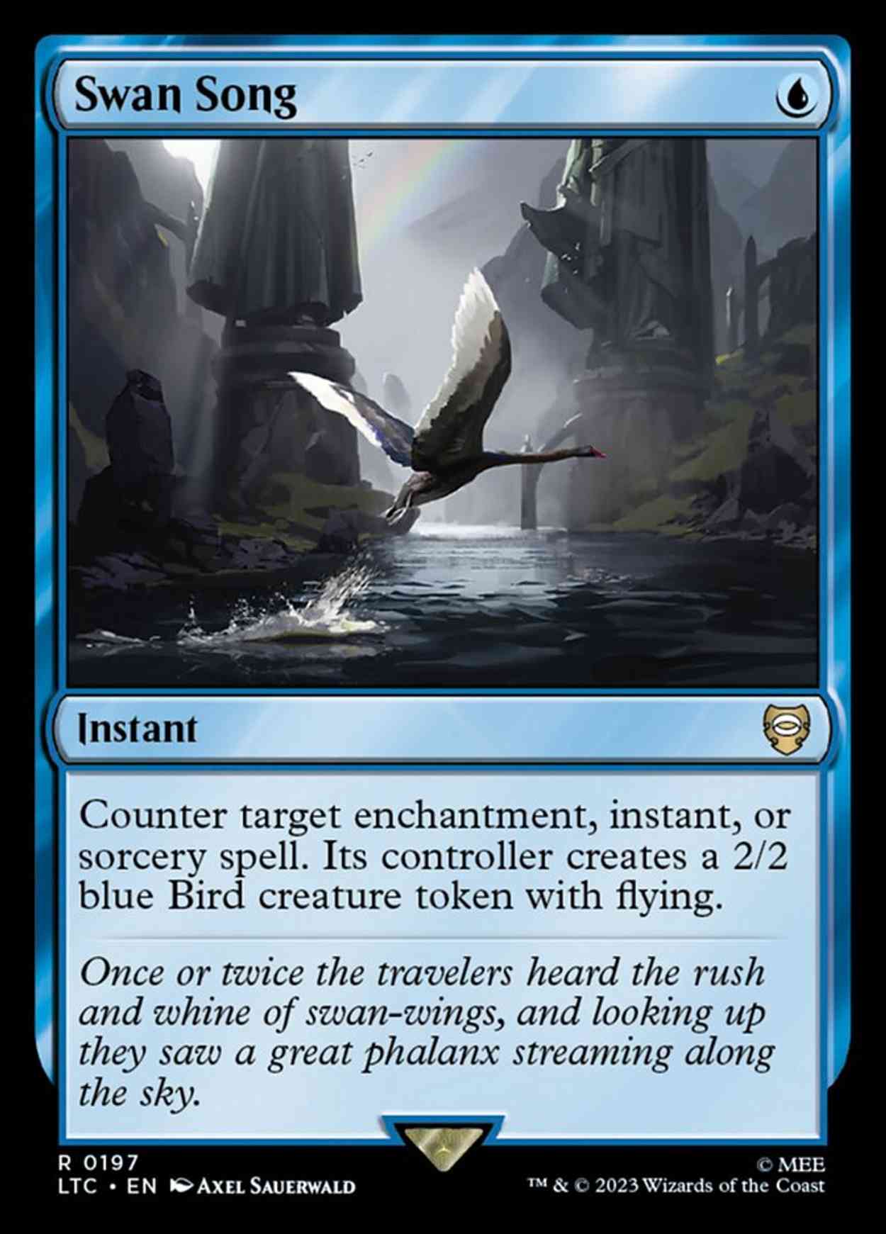 Swan Song magic card front