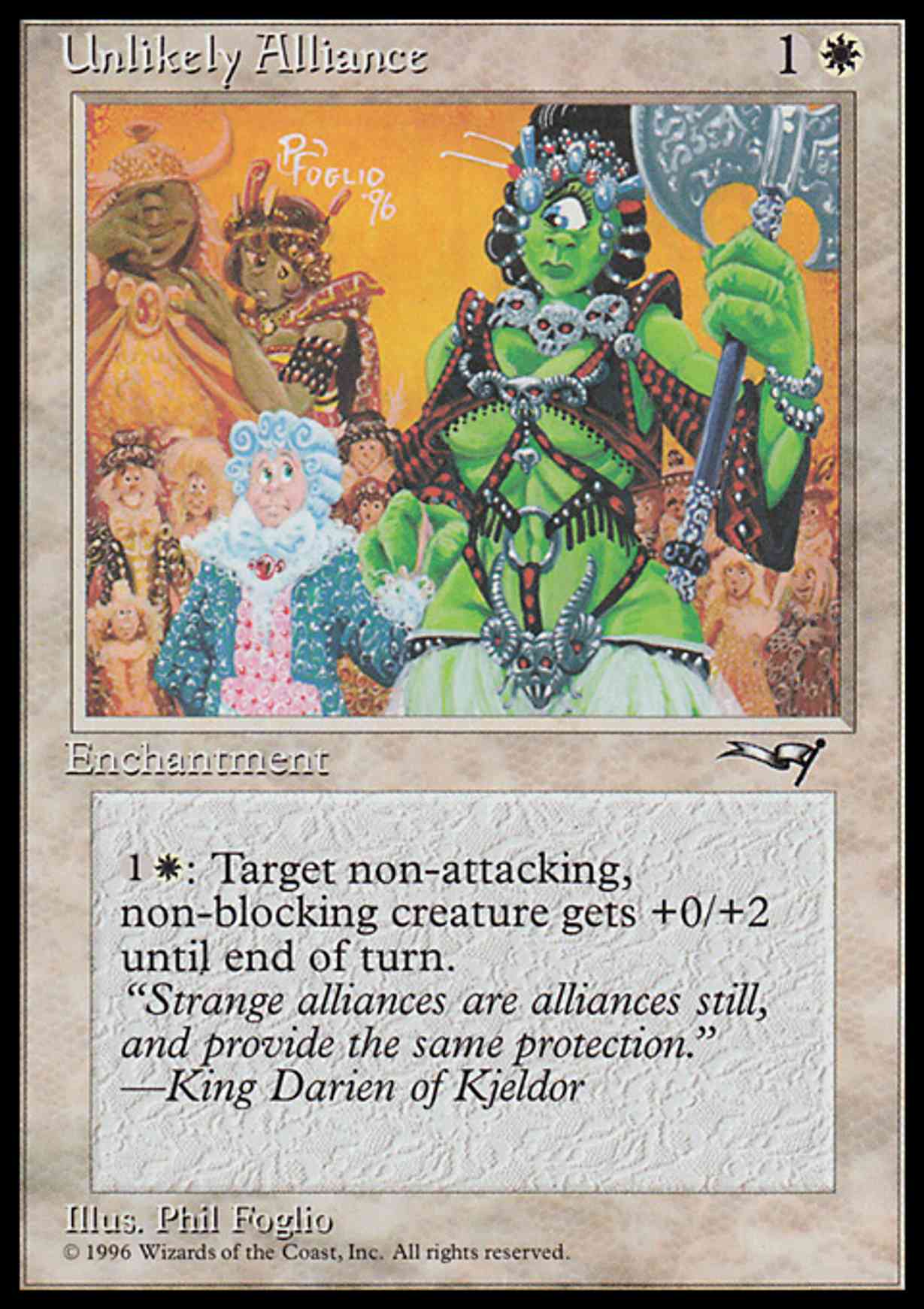 Unlikely Alliance magic card front
