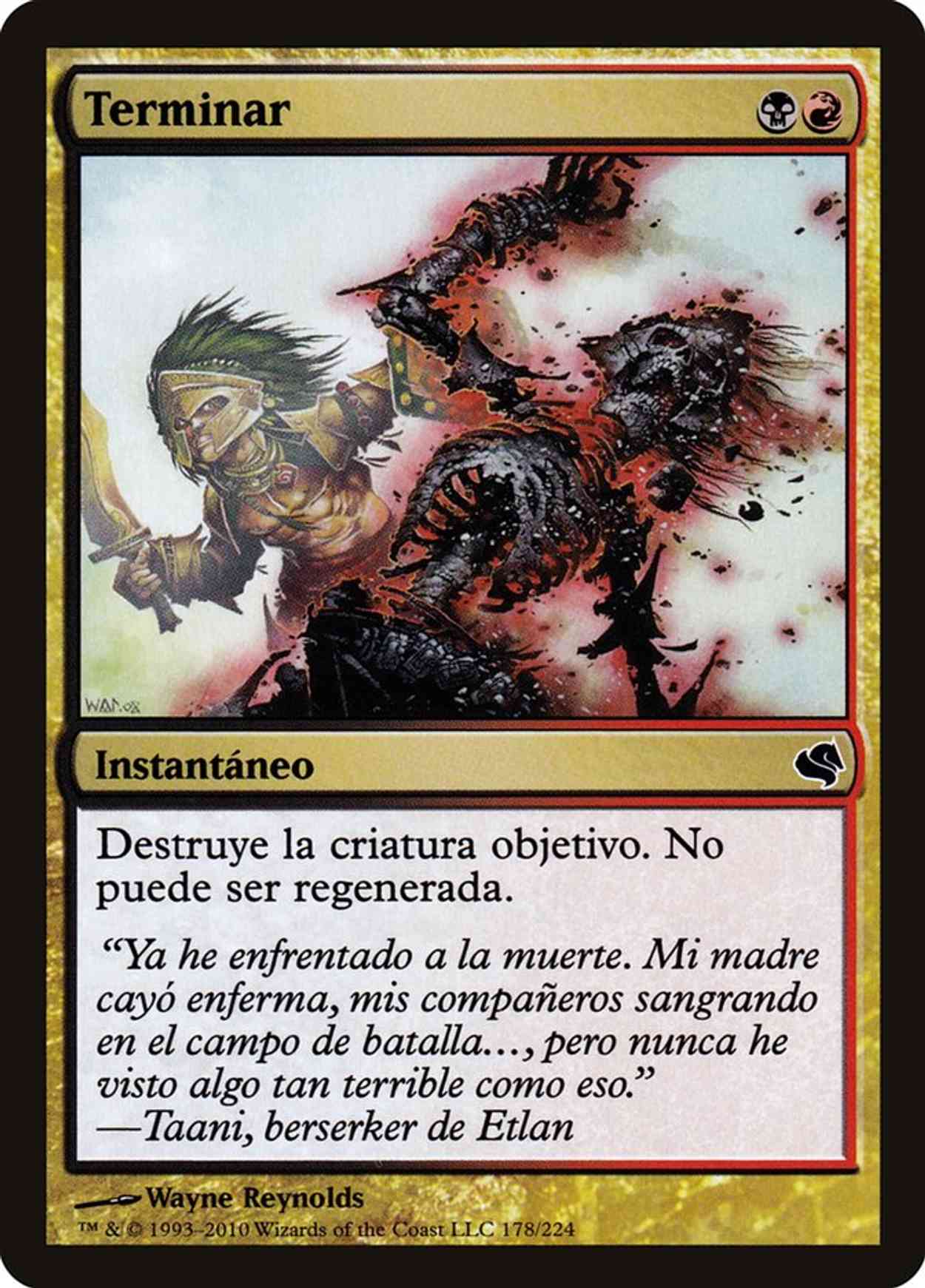 Terminate (Retro Frame) magic card front