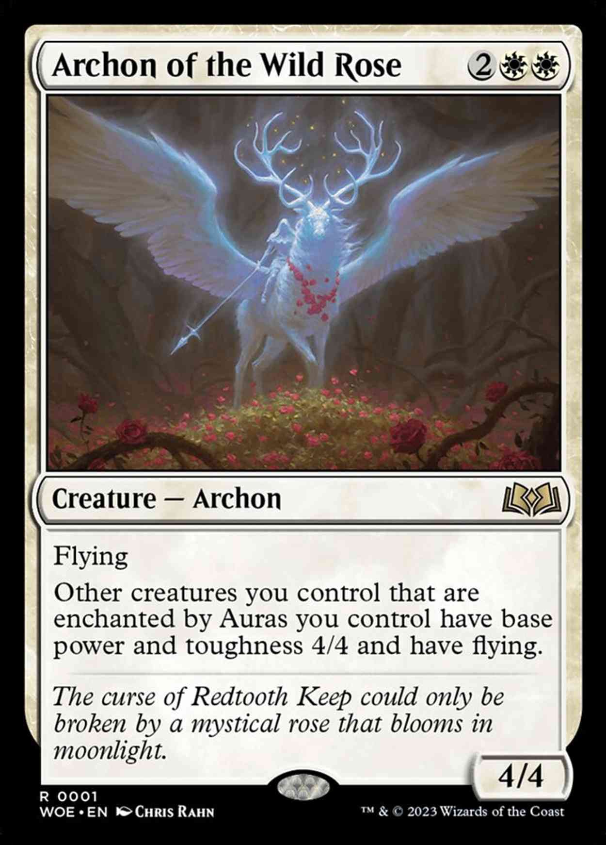 Archon of the Wild Rose magic card front