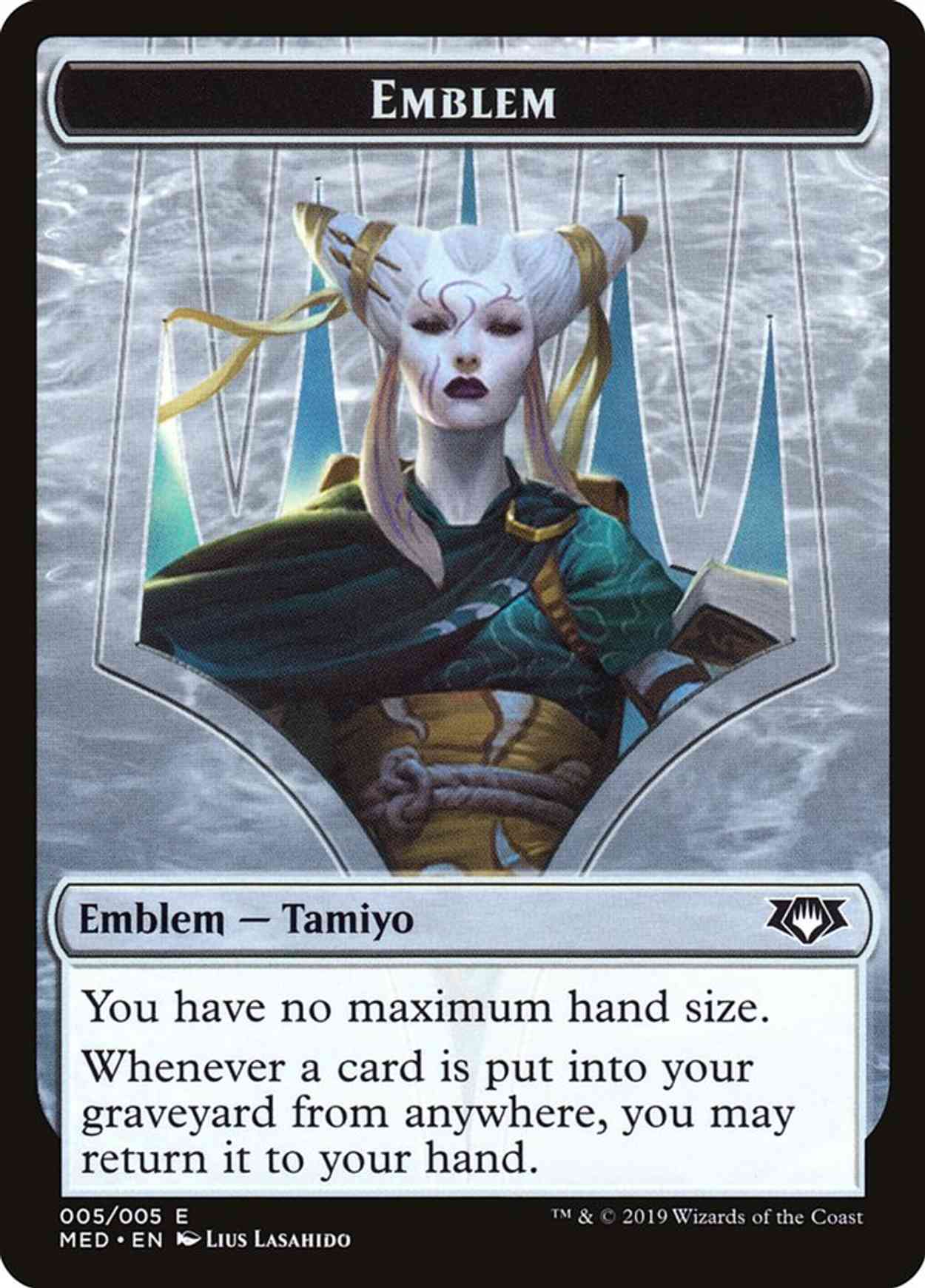 Emblem - Tamiyo, the Moon Sage magic card front