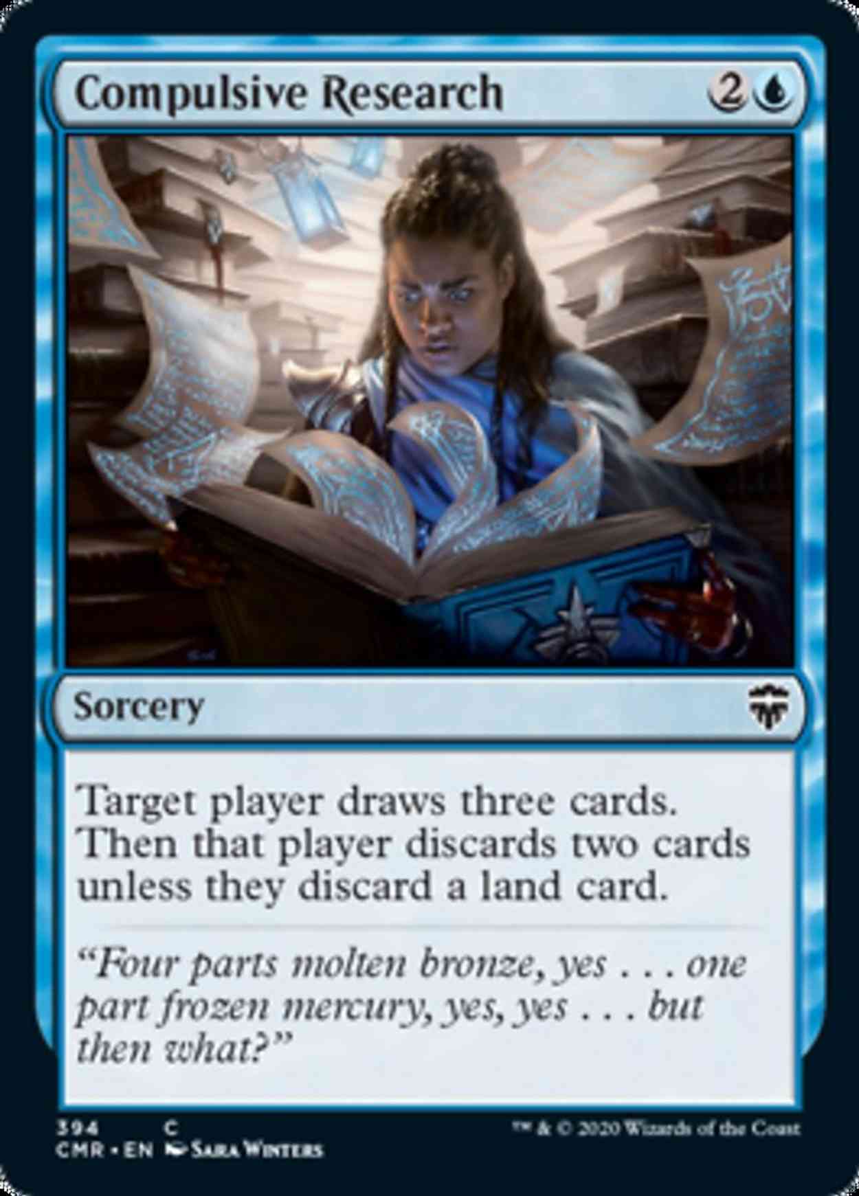 Compulsive Research magic card front