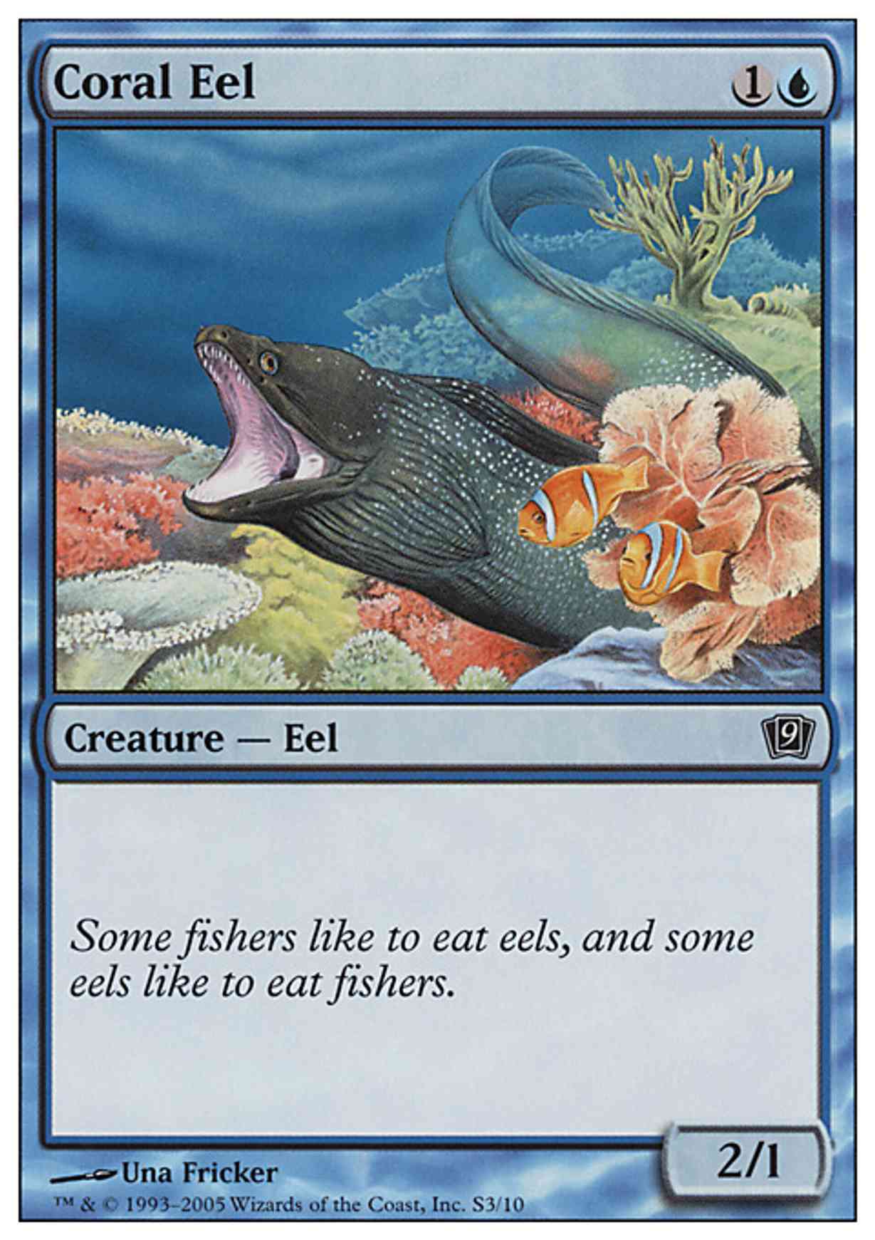 Coral Eel magic card front