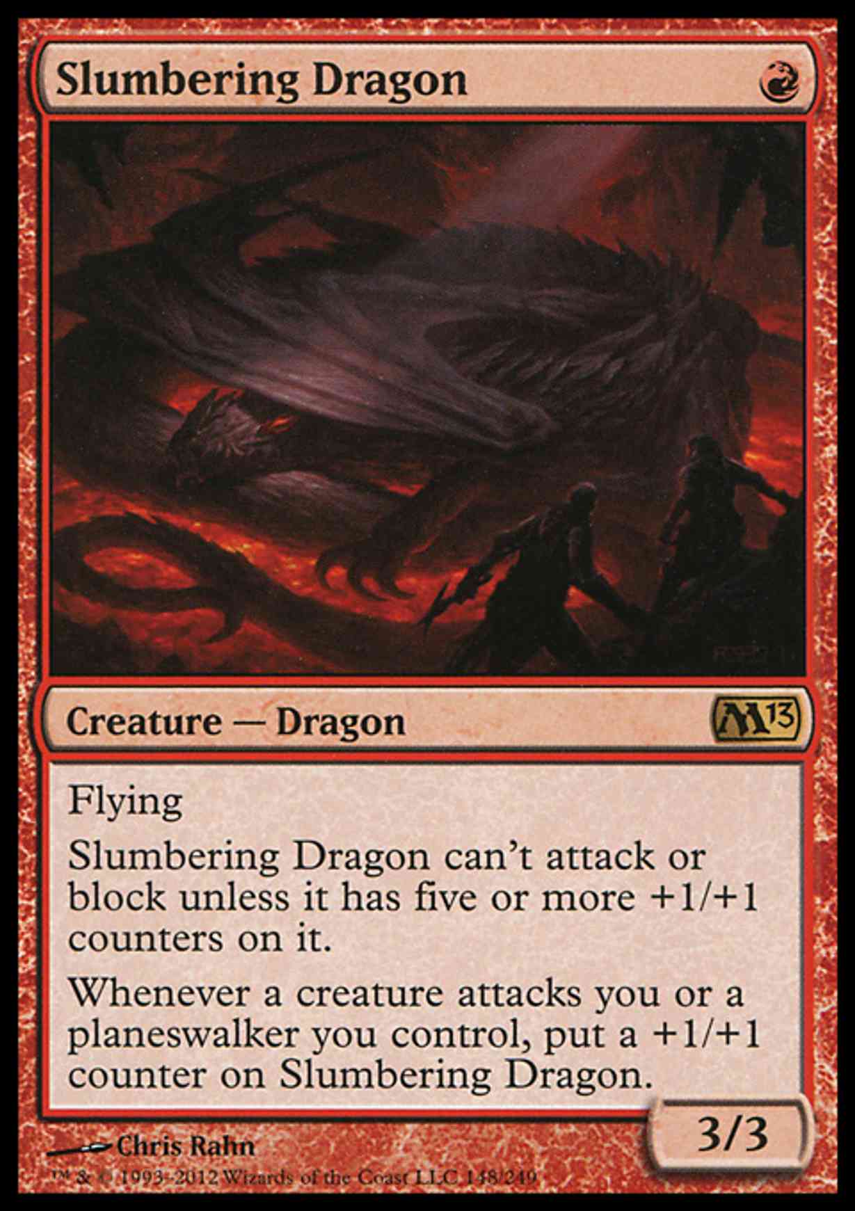 Slumbering Dragon magic card front