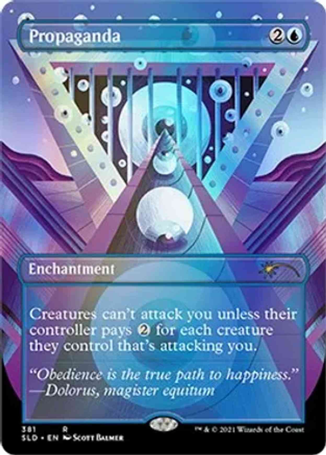 Propaganda magic card front