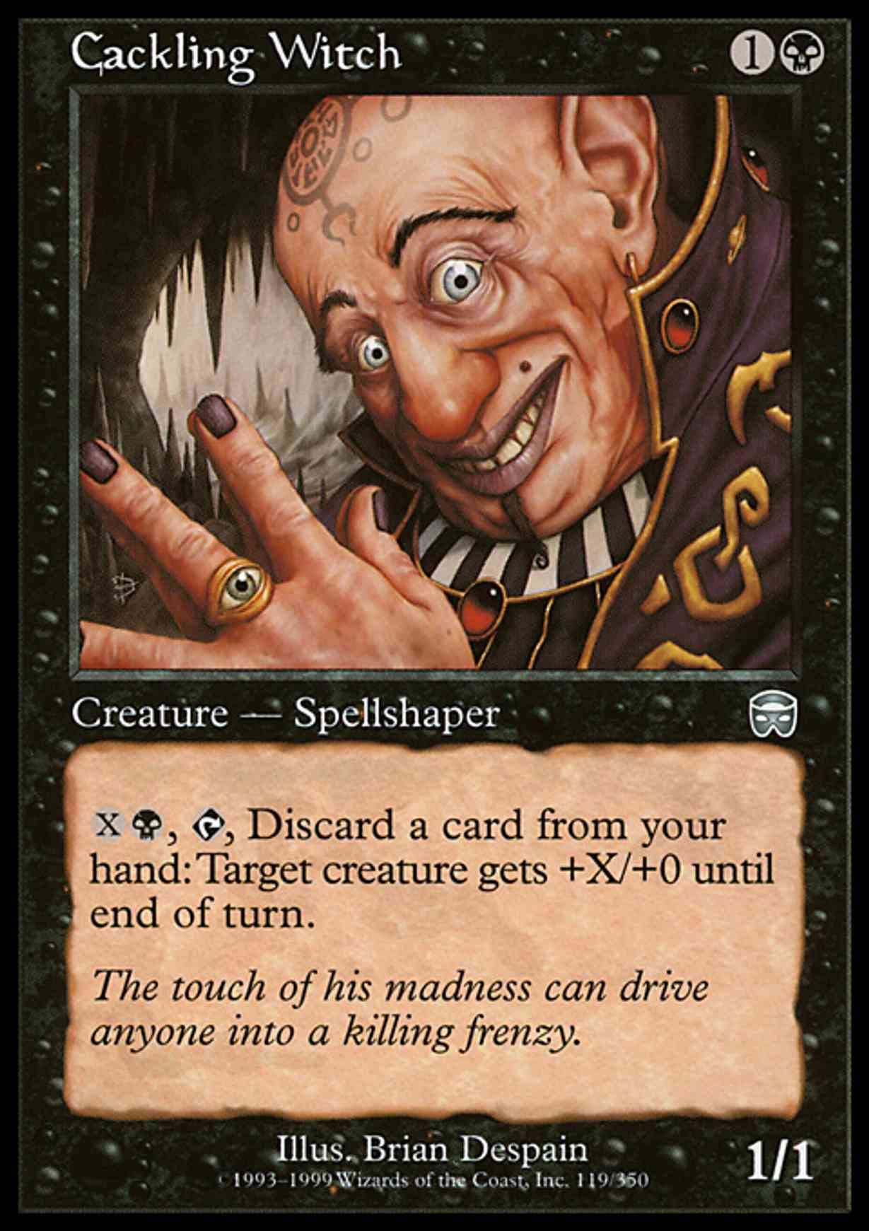 Cackling Witch magic card front