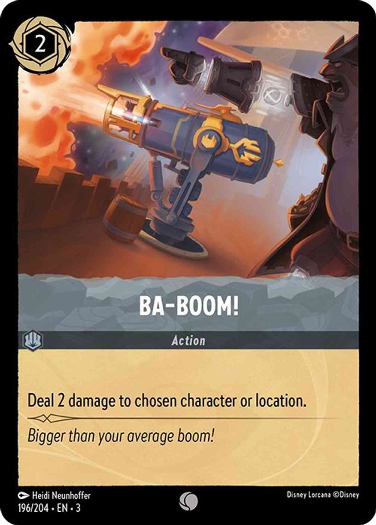 Ba-Boom! magic card front