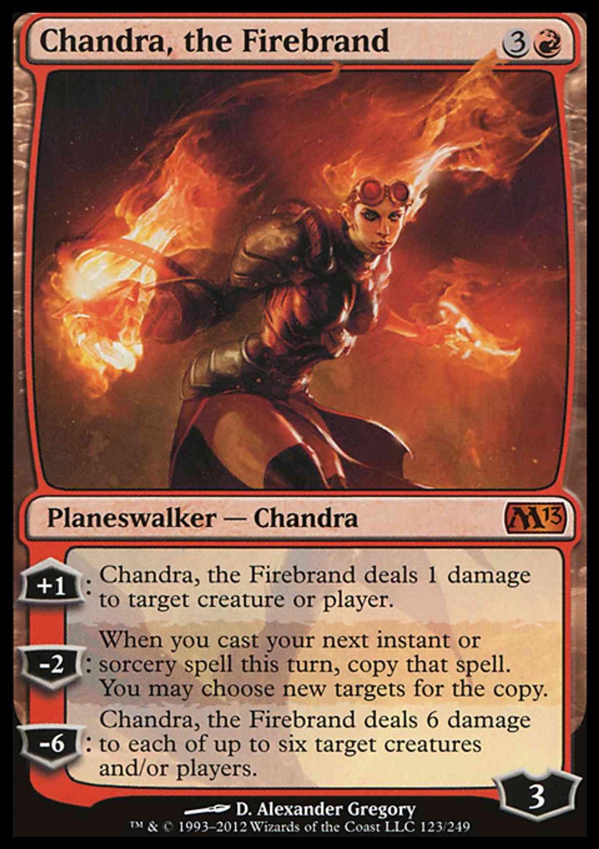 Chandra, the Firebrand magic card front