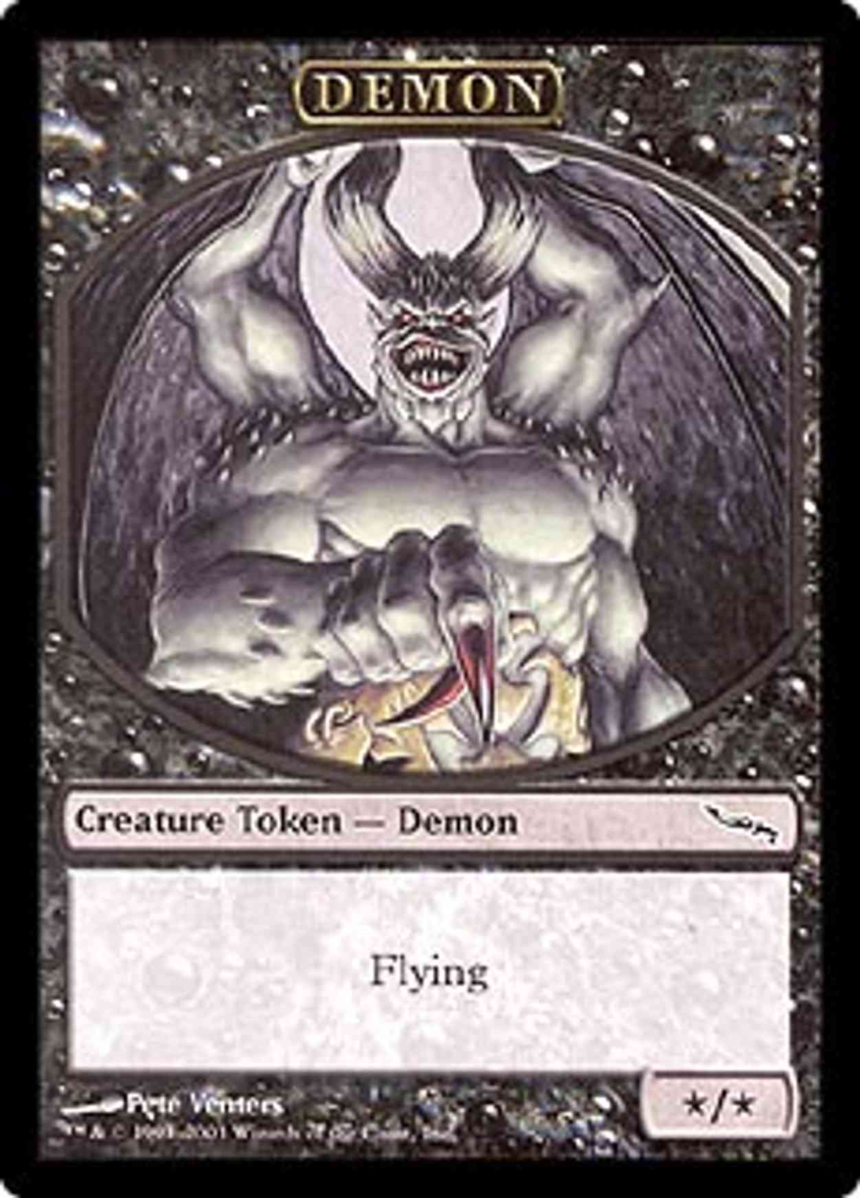 Demon Token (Mirrodin) magic card front