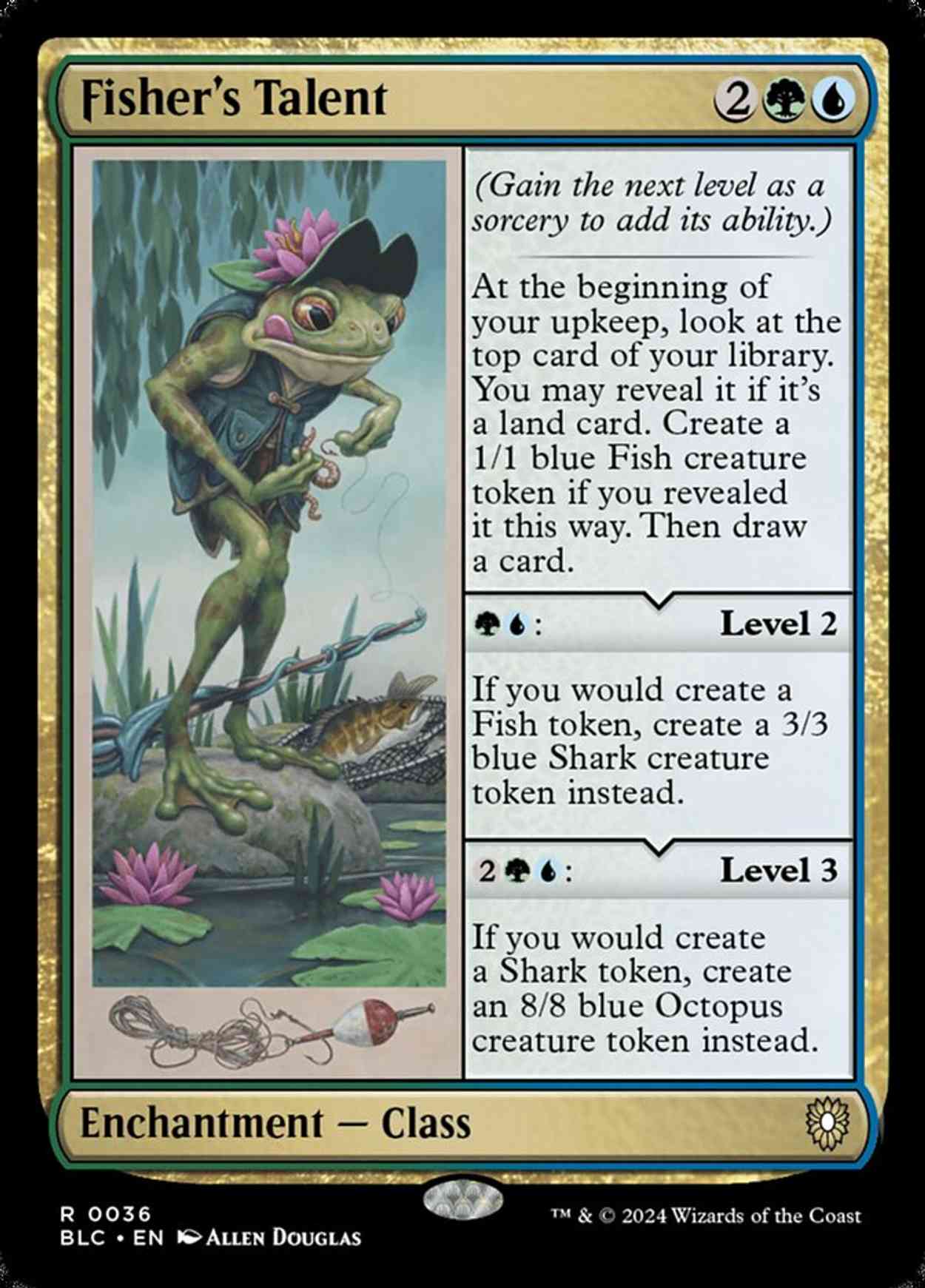 Fisher's Talent magic card front