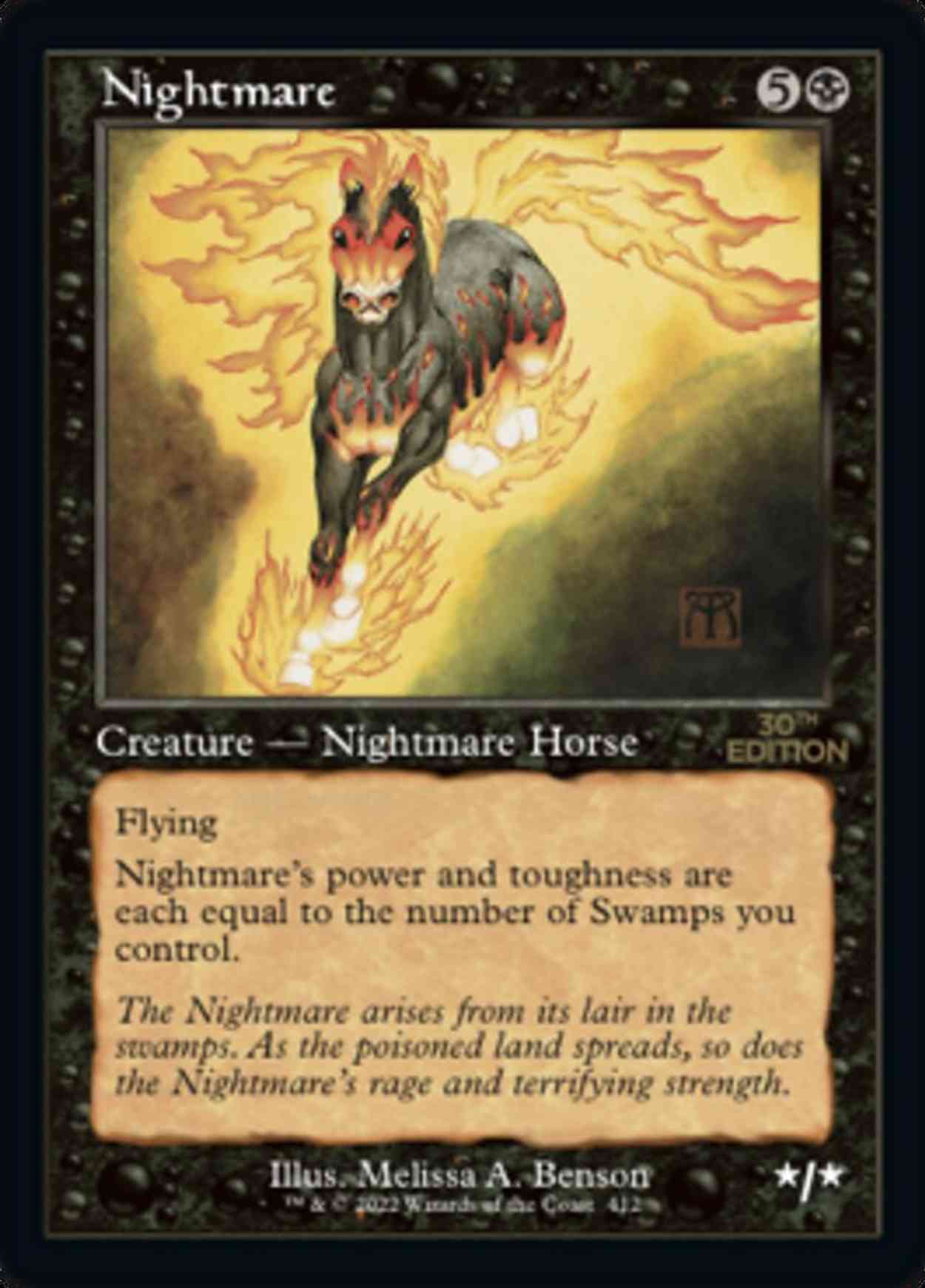 Nightmare (Retro Frame) magic card front