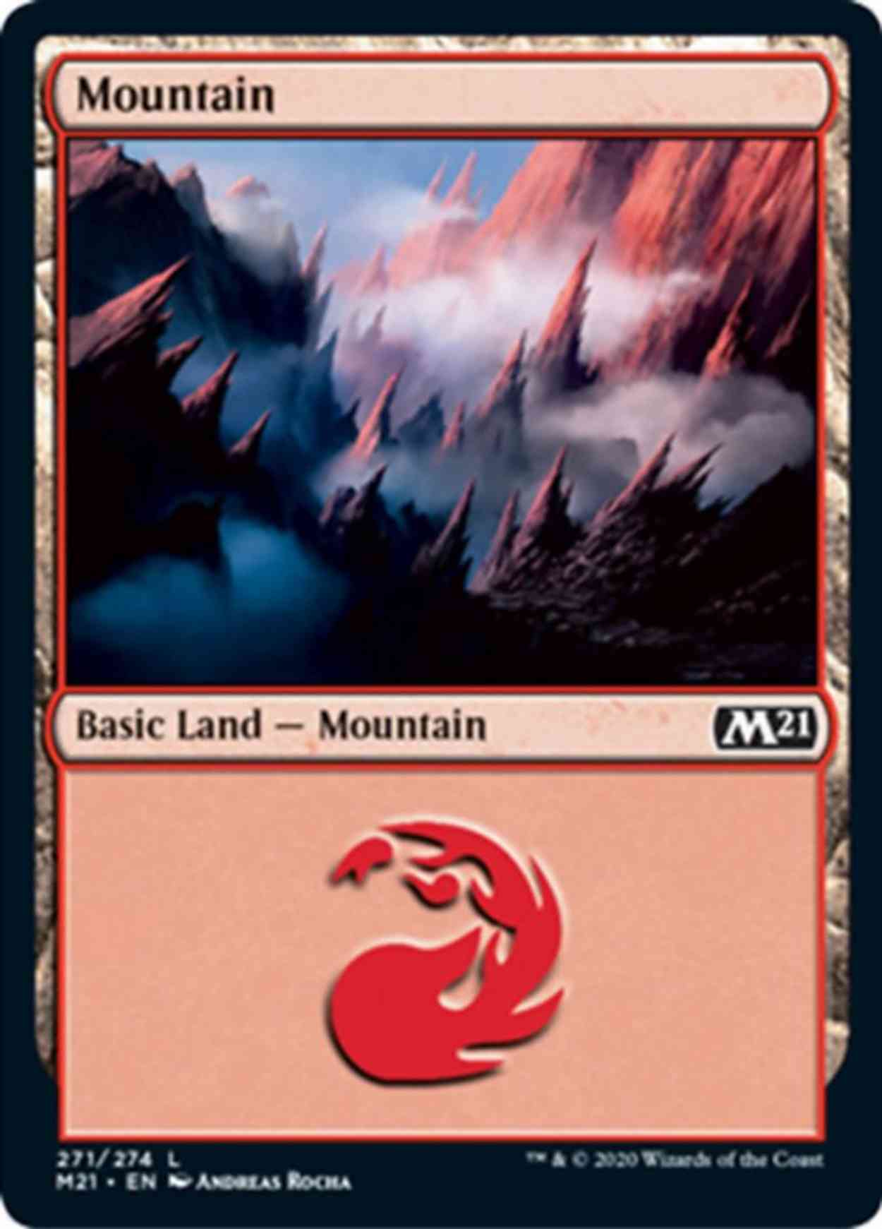 Mountain (271) magic card front